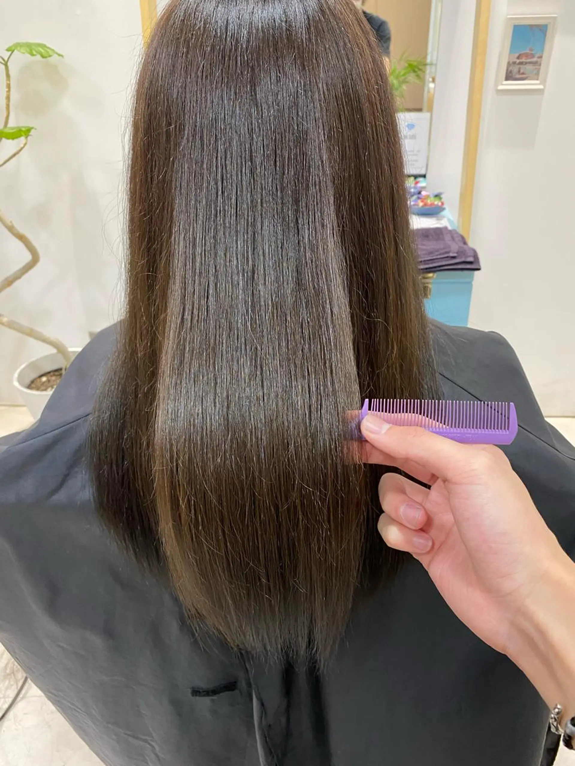 ミディアム カット ヘアカラー トリートメント 荒木 たけるのヘアスタイル