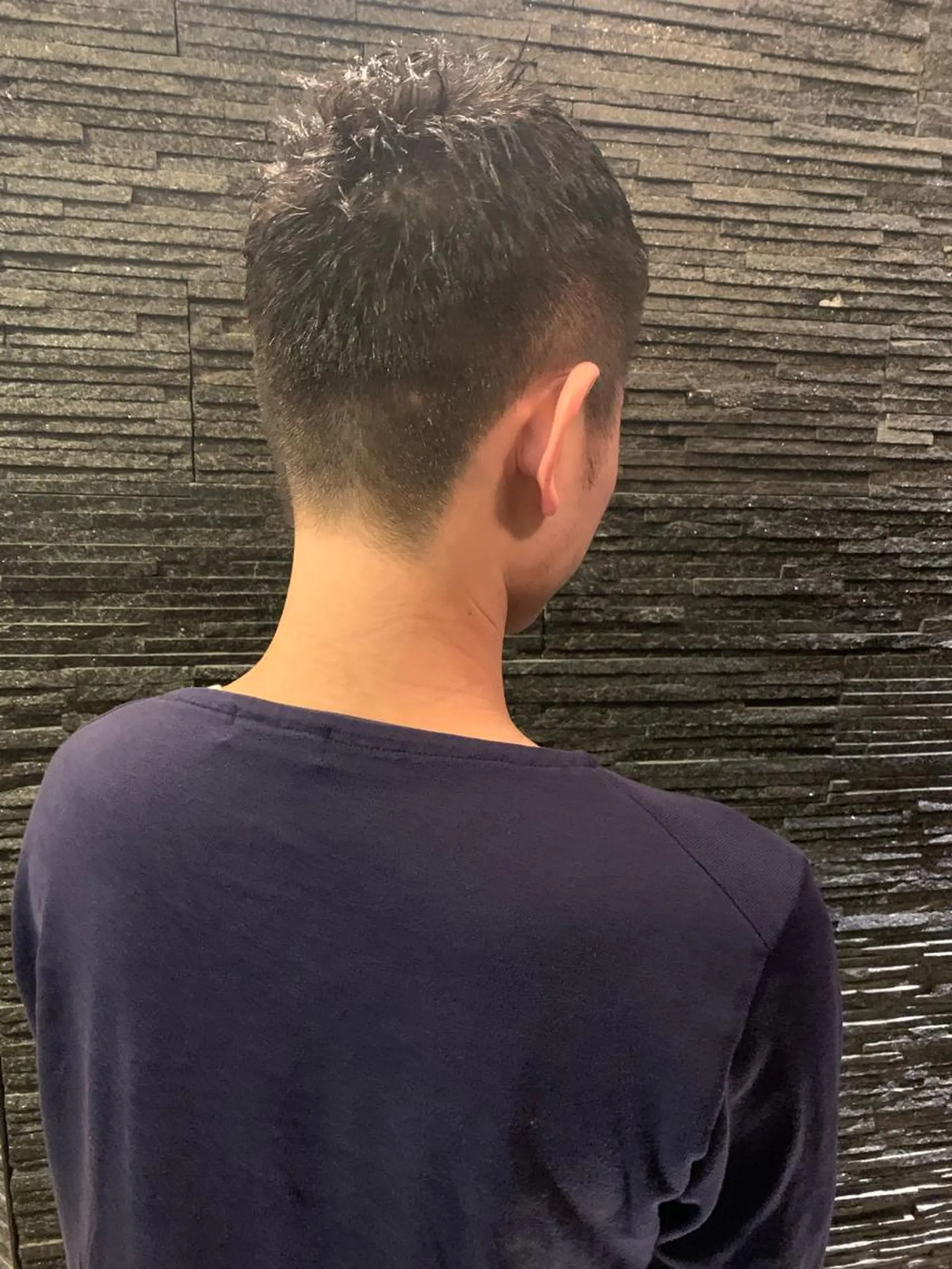 ショート パーマ メンズ HIROGINZAプレミアムバーバー赤坂店所属・田中 千恩のヘアスタイル