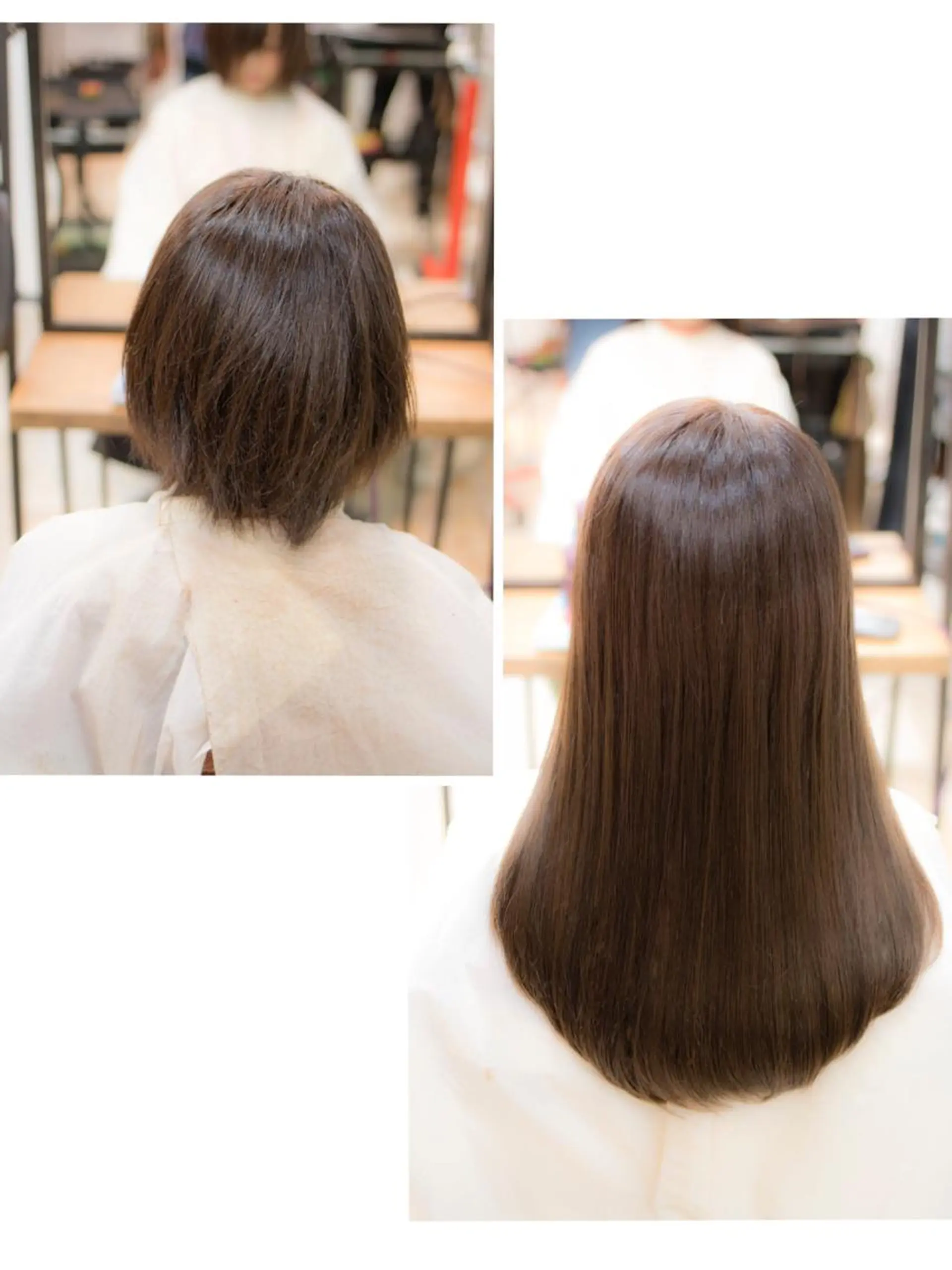 ミディアム シールエクステ エクステ FÜRSTIN所属・西村髪質改善 ブリーチ縮毛矯正のヘアスタイル