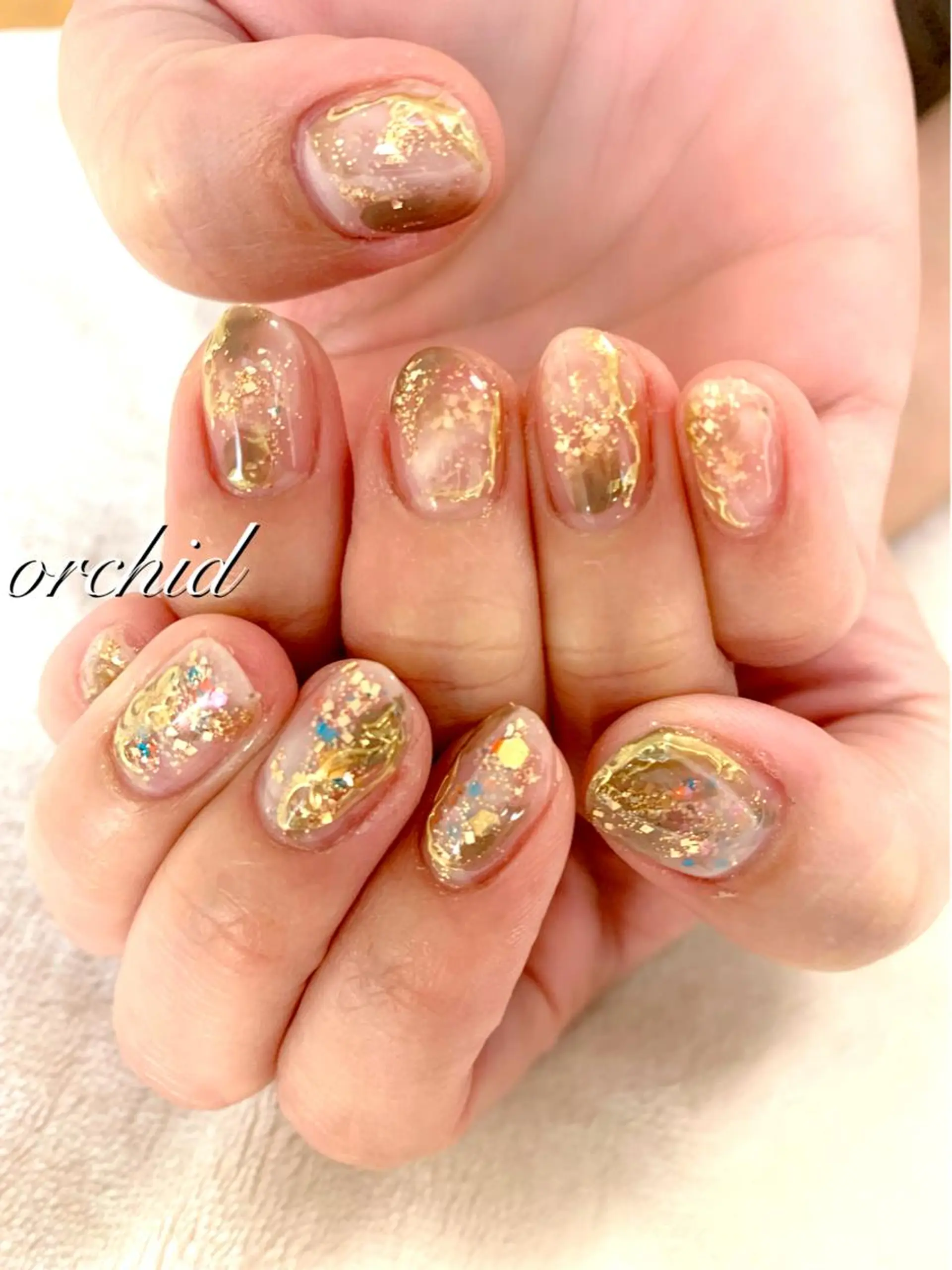 ネイル orchid ♡オーキッドのネイルデザイン