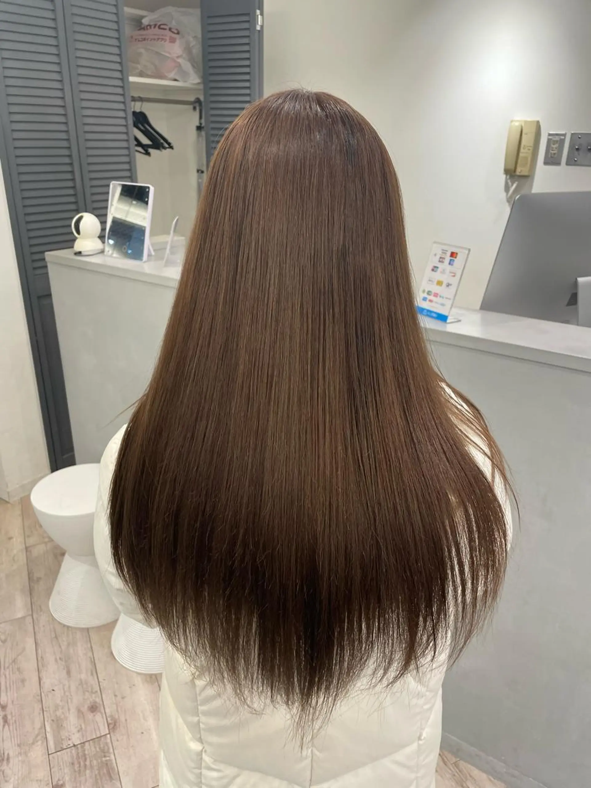 ロング カラー ブリーチ ブラウンカラー ブリーチなしカラー ♡似合わせハイトーン ♡maiのヘアスタイル