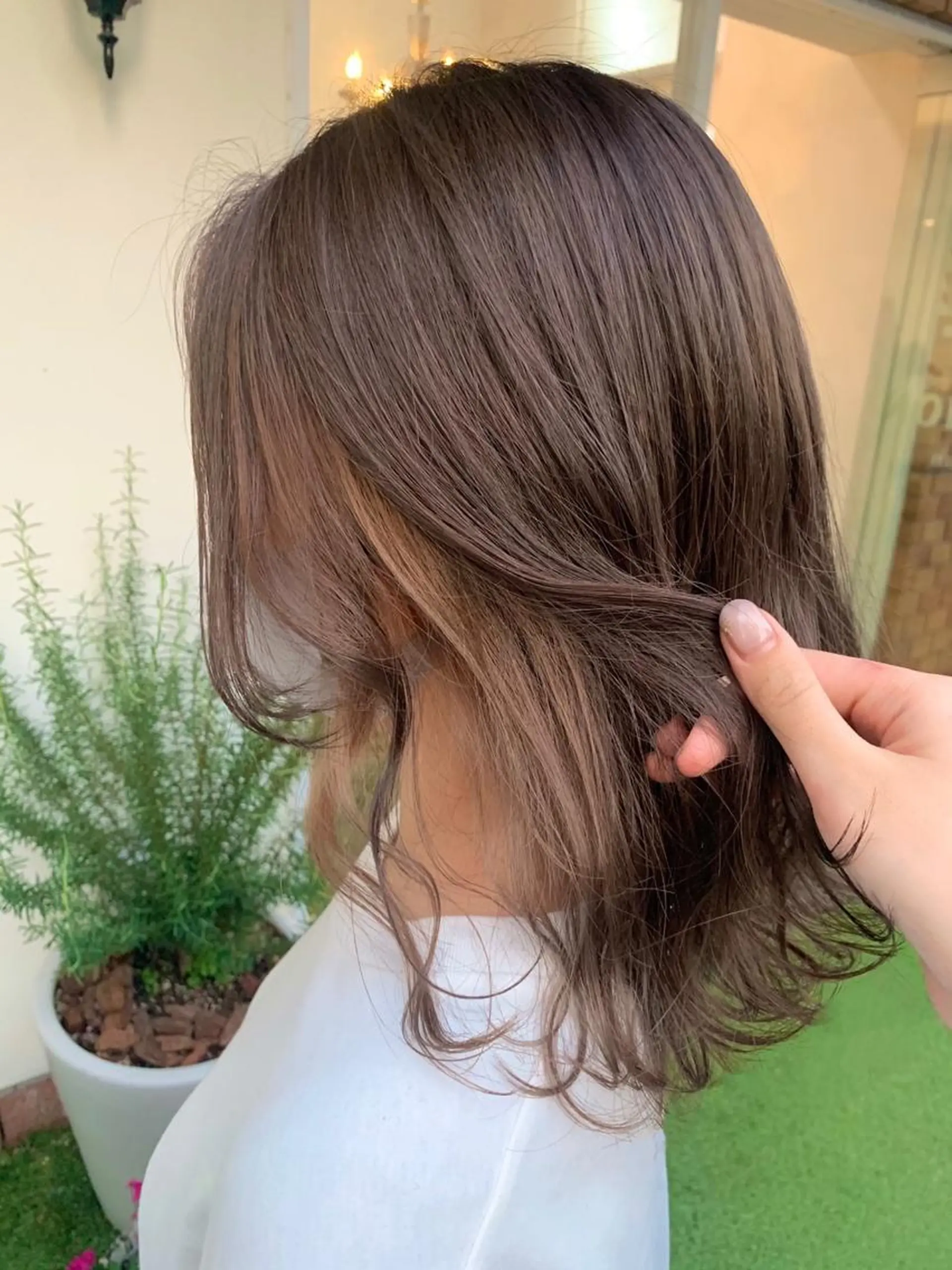 カラー newi梅田🫧韓国 ヘア🫧sakiのヘアスタイル