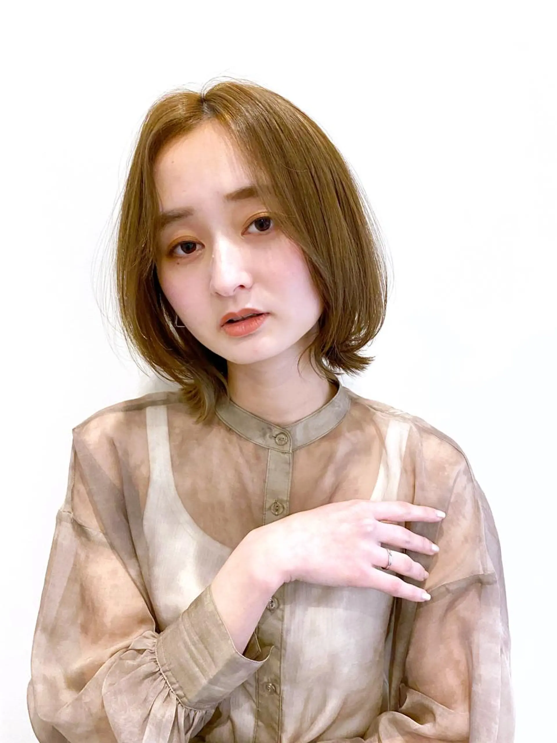 ミディアム 山中 大輝のヘアスタイル