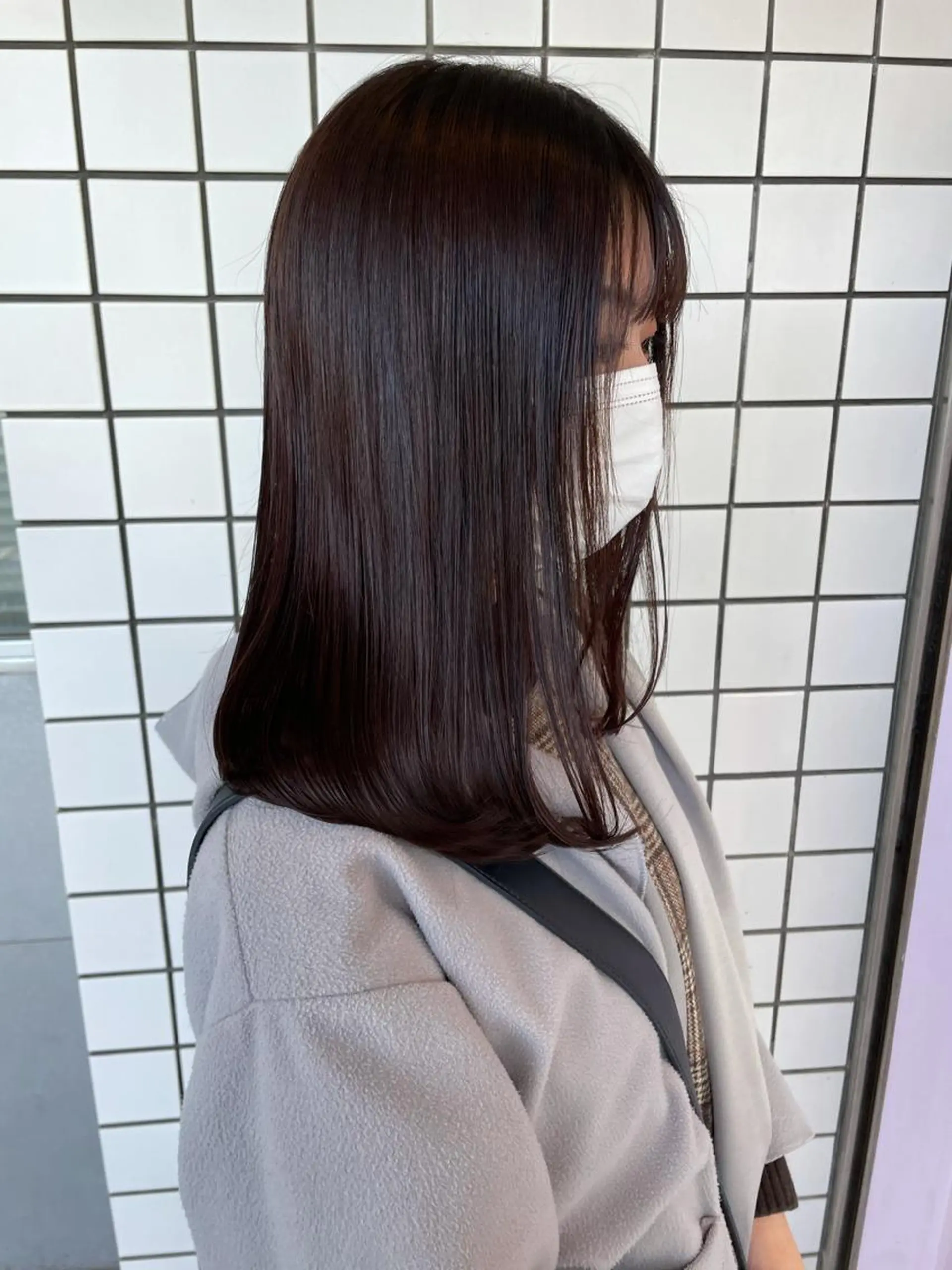 セミロング カラー 心斎橋/ブリーチ minamiのヘアスタイル