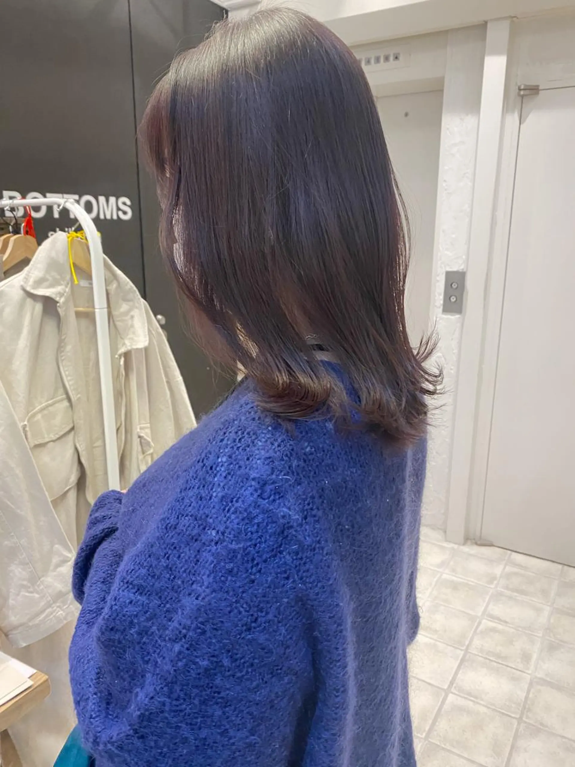 セミロング カラー ラベンダーカラー パープルカラー 🌟アレンジが似合う カラー🌟Rumiのヘアスタイル