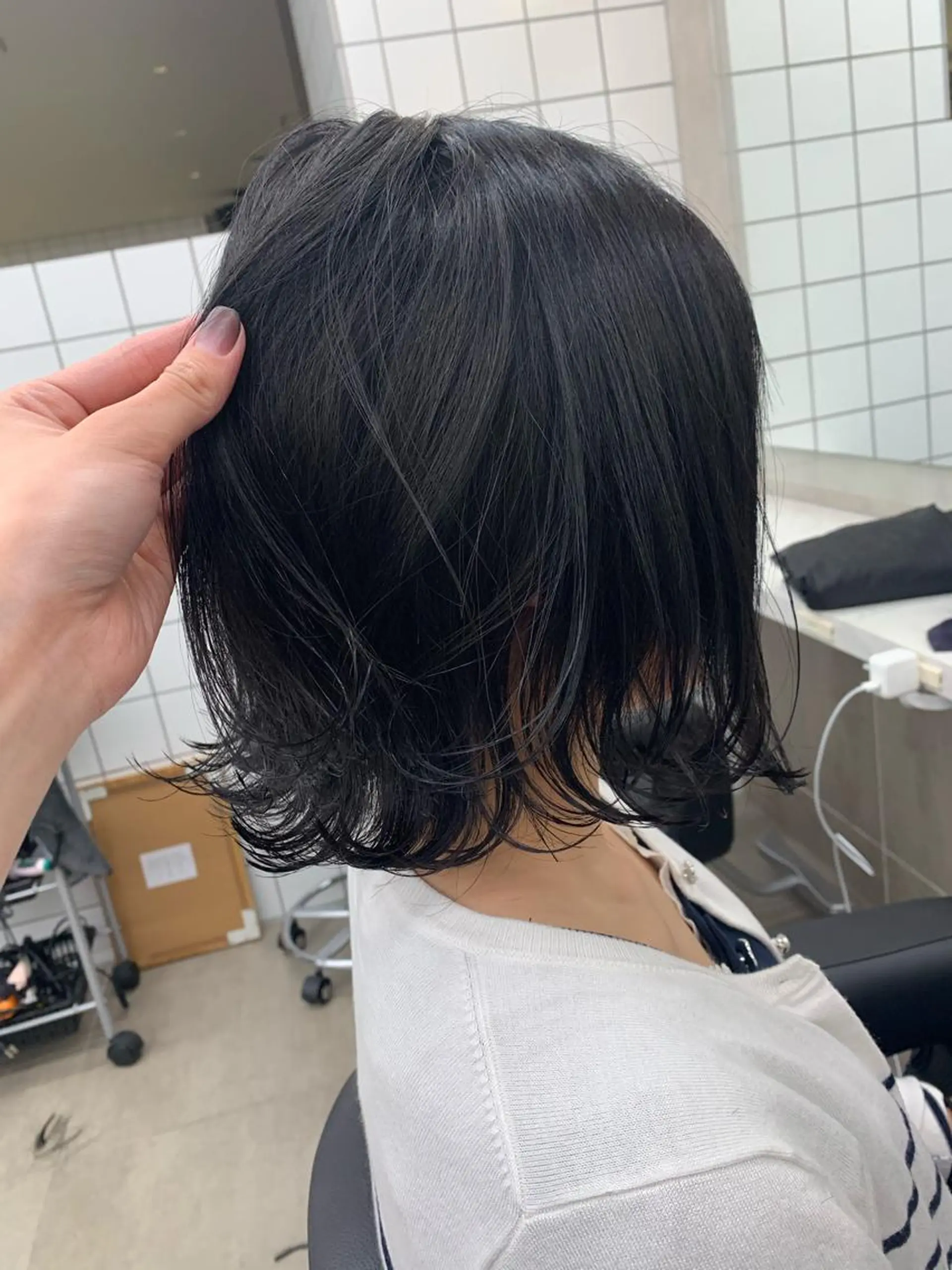 ミディアム カット ヘアカラー トリートメント 【美容室が苦手な方 専問美容室】MIHOのヘアスタイル