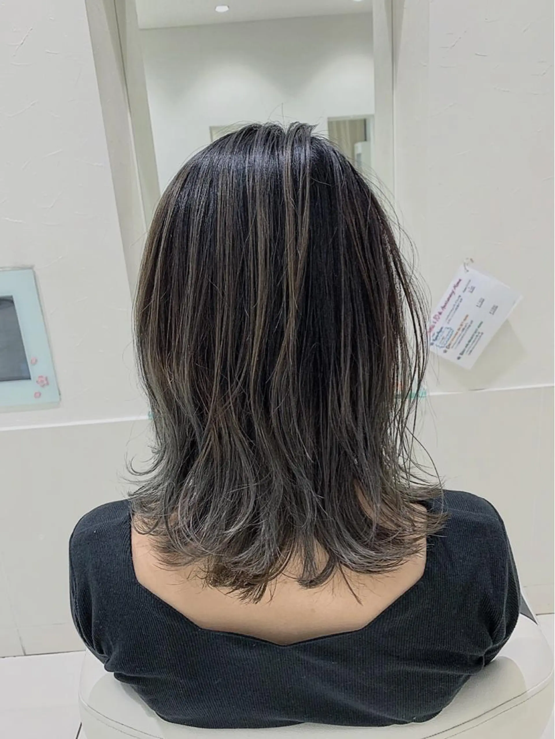 カラー MERu所属・MERu/高橋裕之 /レイヤー/艶カラーのヘアスタイル