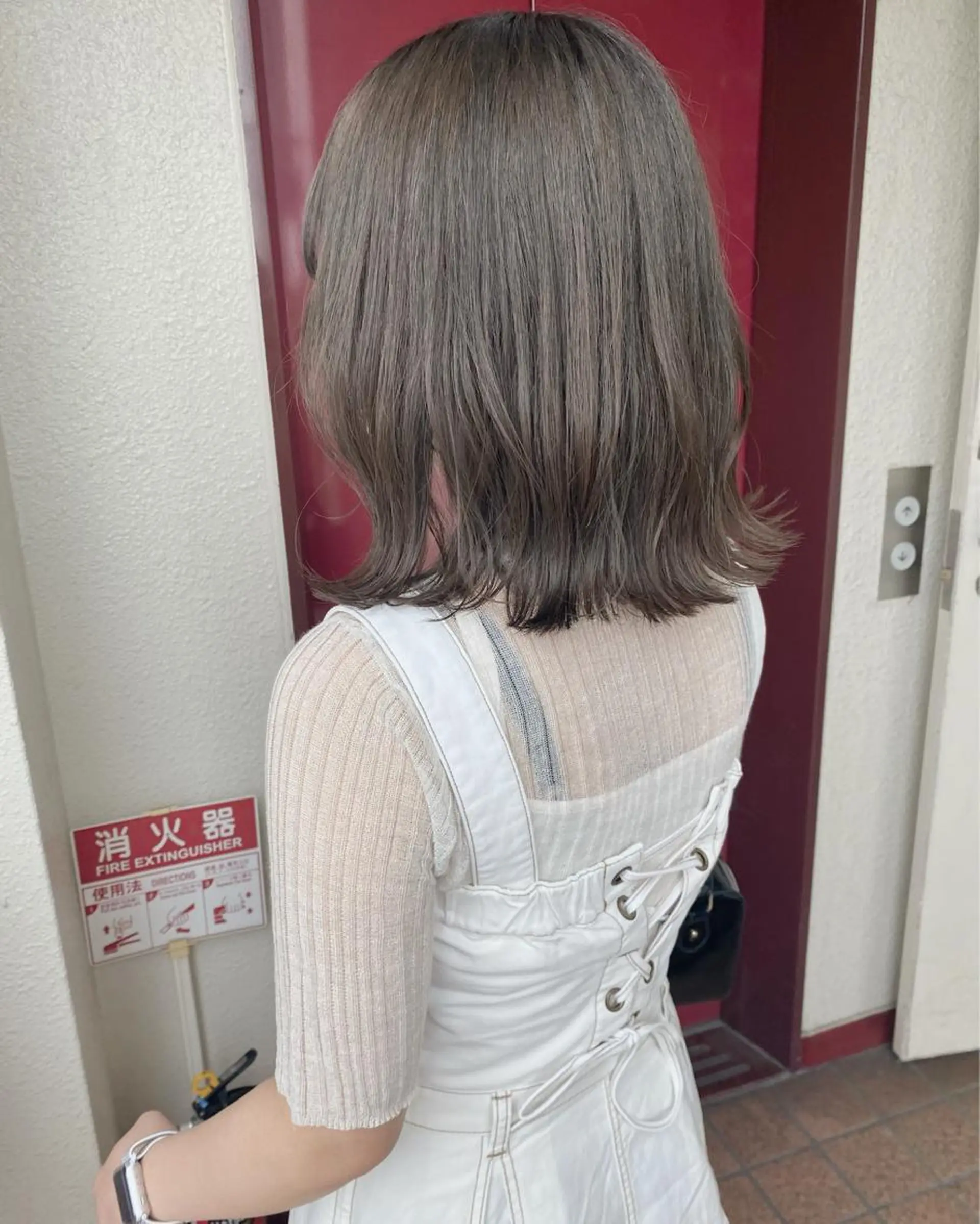 ミディアム カラー ブリーチ ブリーチなしカラー カット ヘアカラー トリートメント せこぐち まいのヘアスタイル