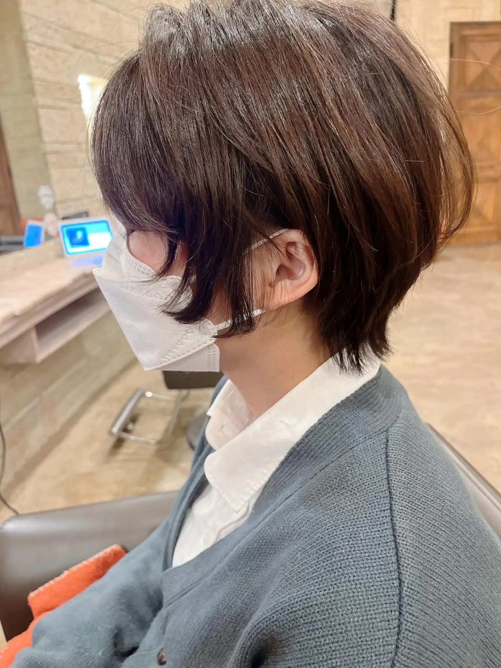 ショート カラー ショートヘア ウルフカット カット 小塚 和眞のヘアスタイル