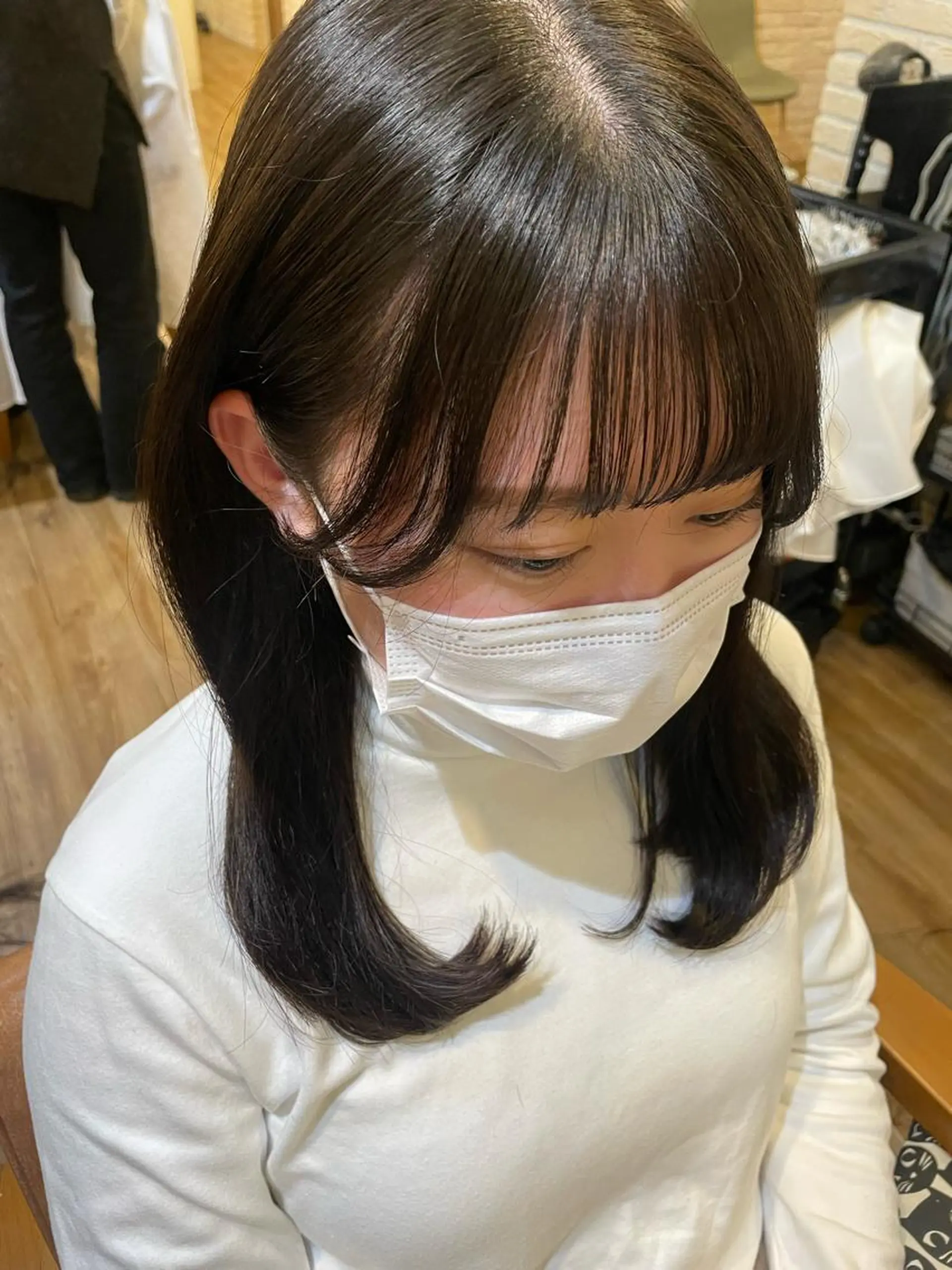 セミロング 林 花鈴🐇🌸のヘアスタイル