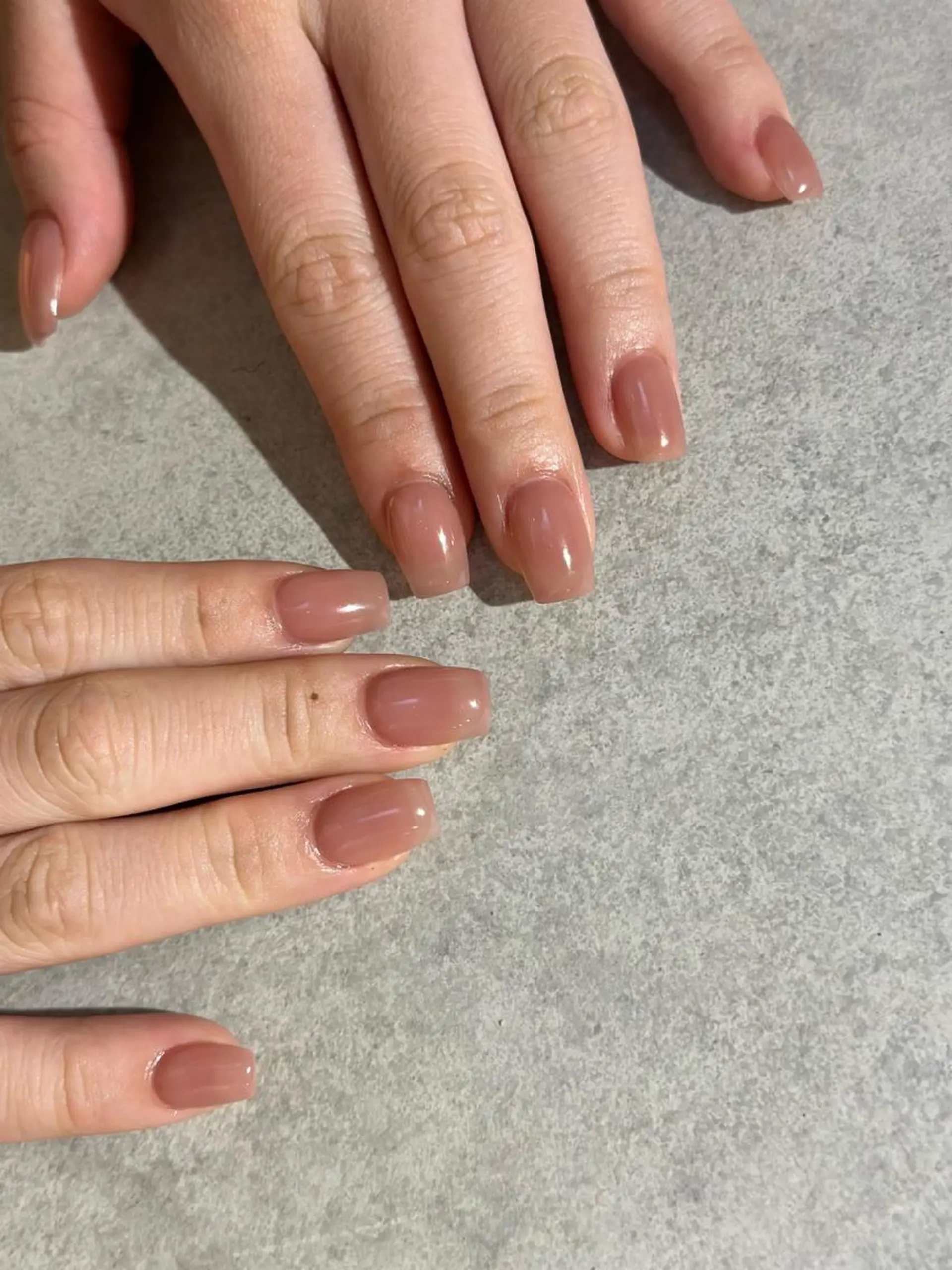 ネイル ワンカラーネイル Flow nail所属・山本 七海のネイルデザイン