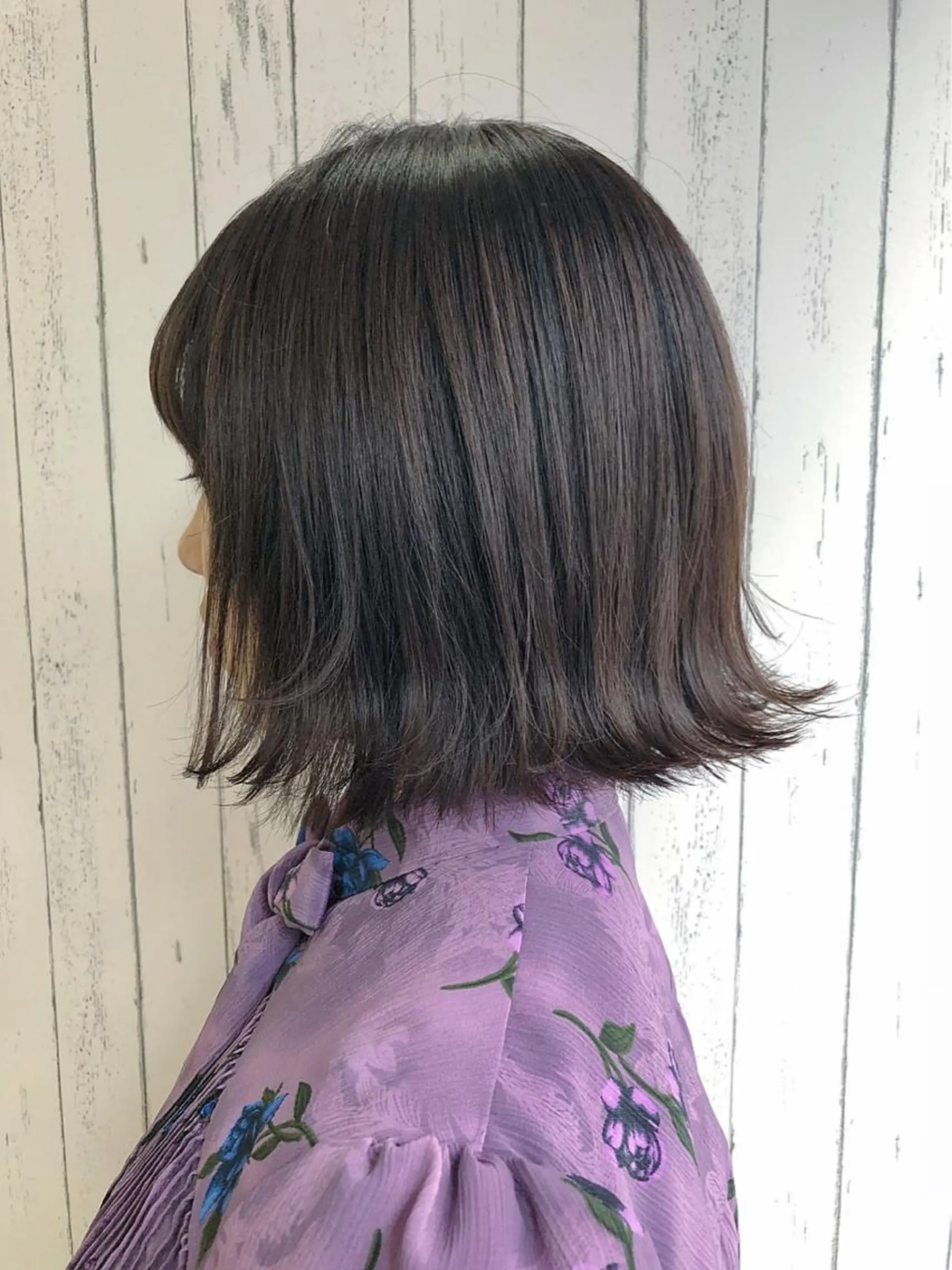 ショート カラー アッシュ ラベンダーカラー ラベンダーアッシュ 【ニュアンスカラー・ 髪質改善】スズキカナのヘアスタイル