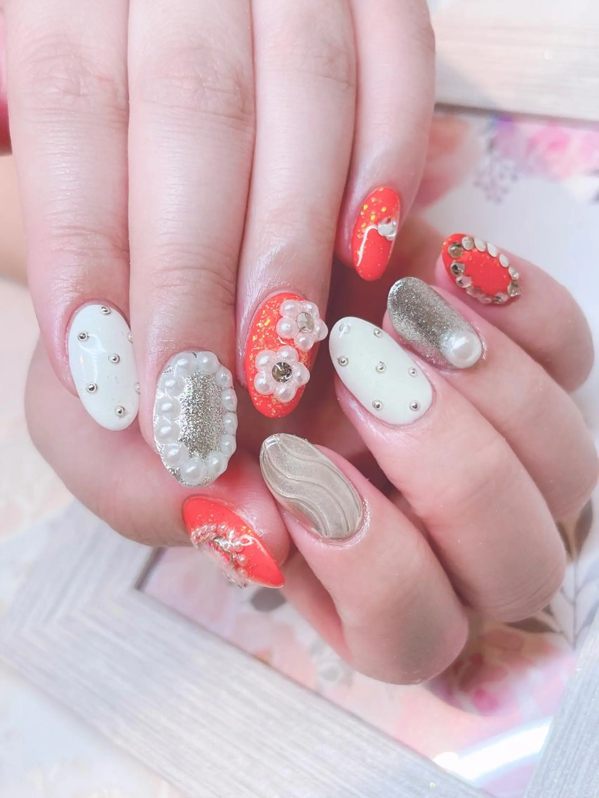 ネイル 長さだし専門店 M2　rikaのネイルデザイン