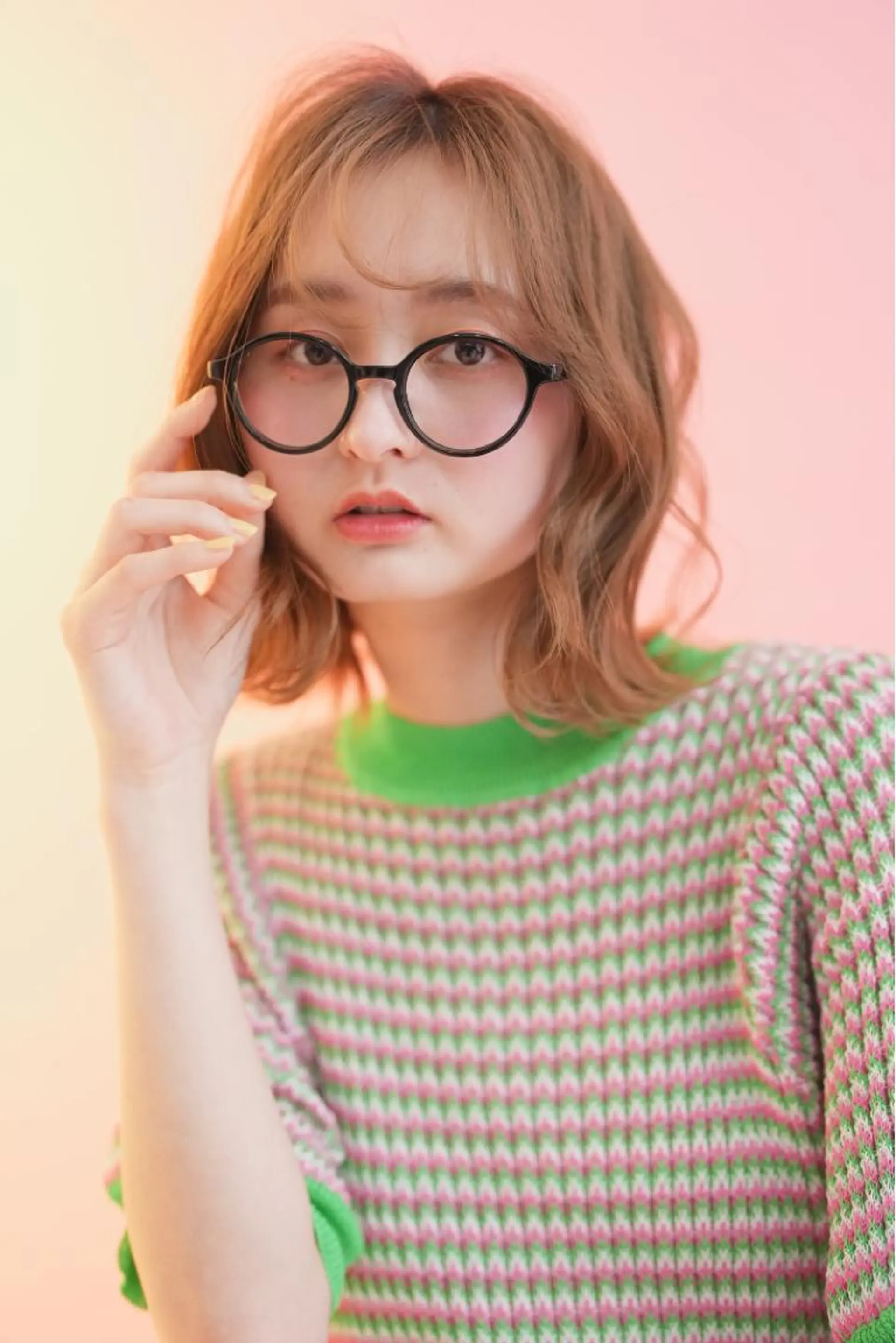 セミロング カラー ブリーチ ケアブリーチ ダブルカラー ハイライトカラー イルミナカラー 原 壱弥のヘアスタイル