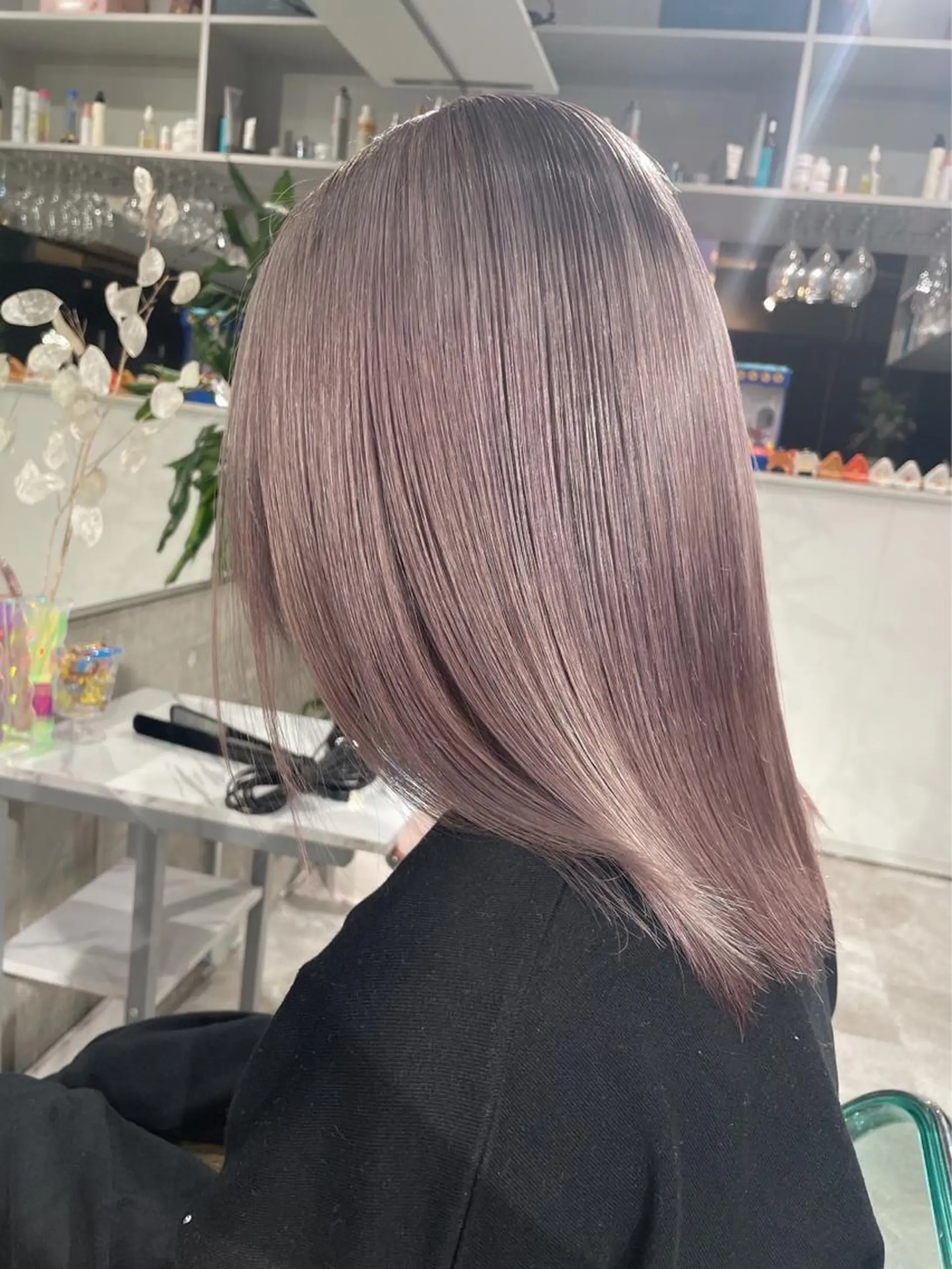 セミロング Lavy kyoto所属・Lavy カラー&エクステのヘアスタイル