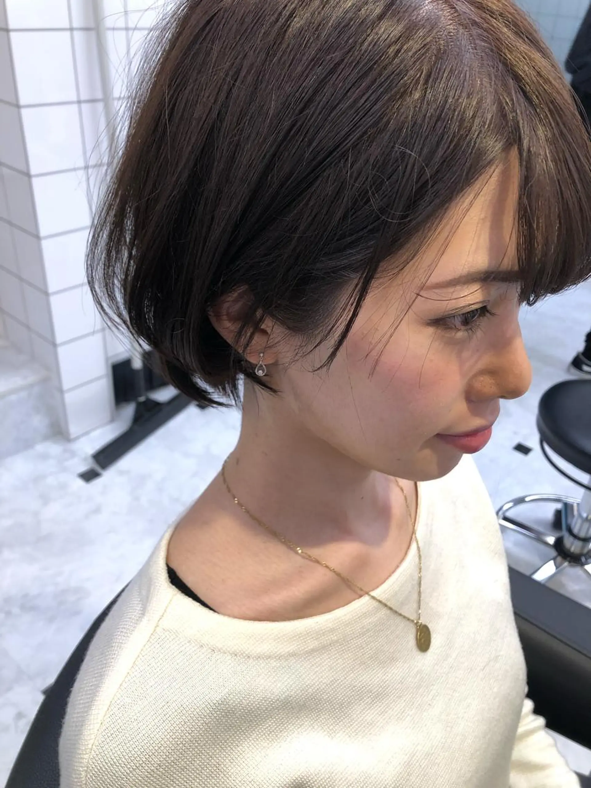 ショート ショートヘア トリートメント lar 立川南口所属・レイヤーボブ/ボブ 仲川和人のヘアスタイル