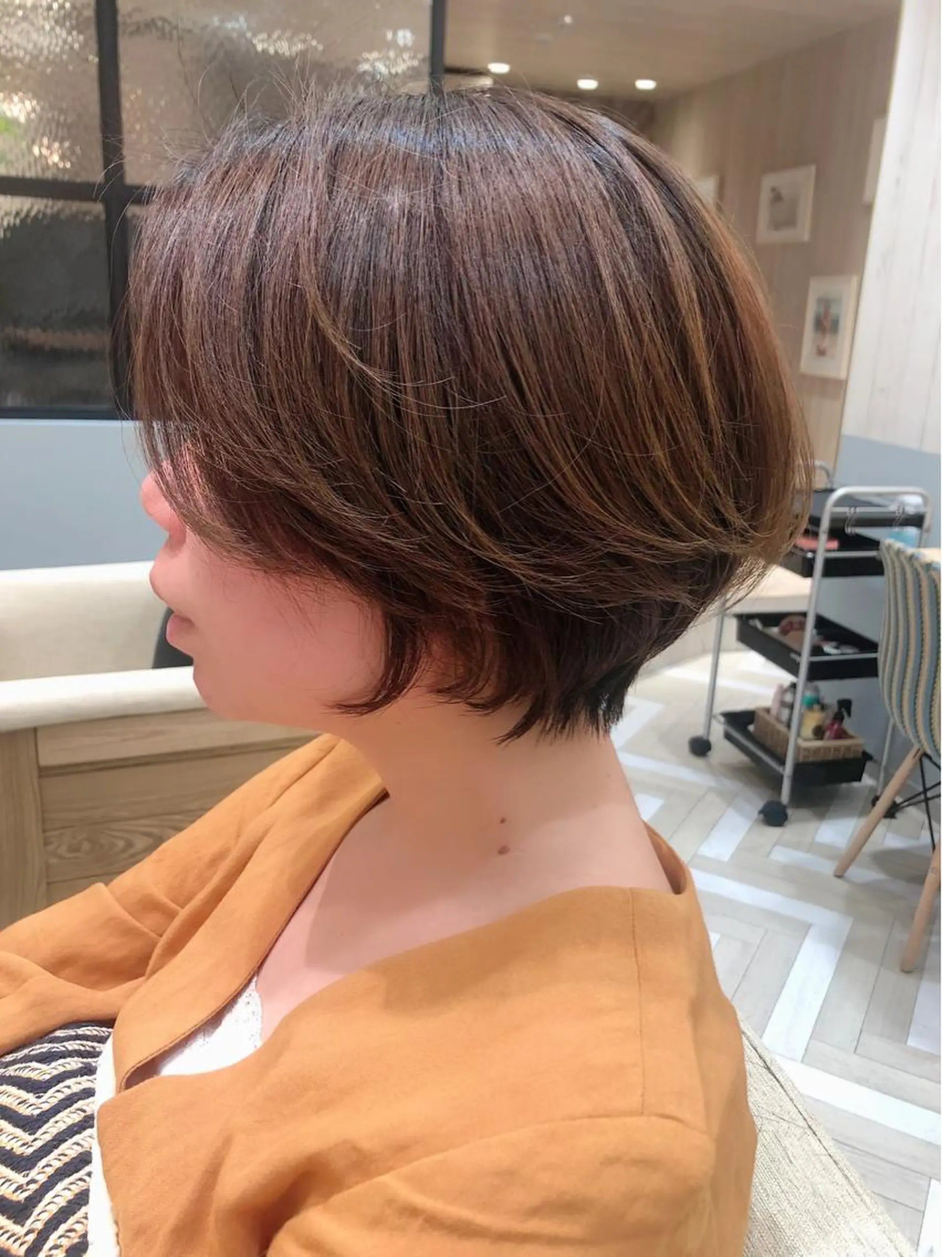 ショート ショートボブ ボブ ショートヘア Loom .by Sea  ルームバイシー所属・レイヤー/前髪/ 韓国/CHIHIROのヘアスタイル