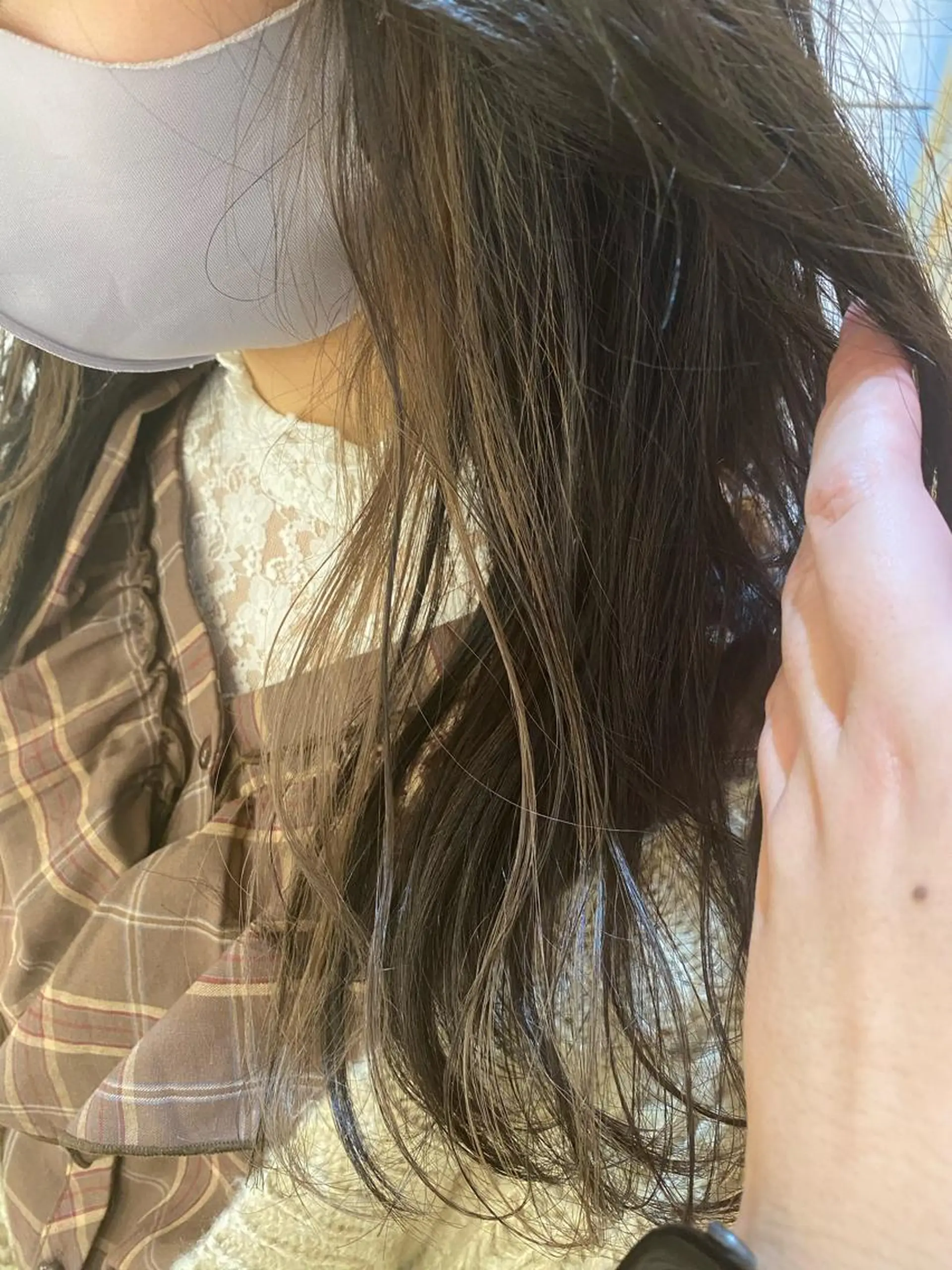 ロング カット ヘアカラー 大内田 凌馬のヘアスタイル