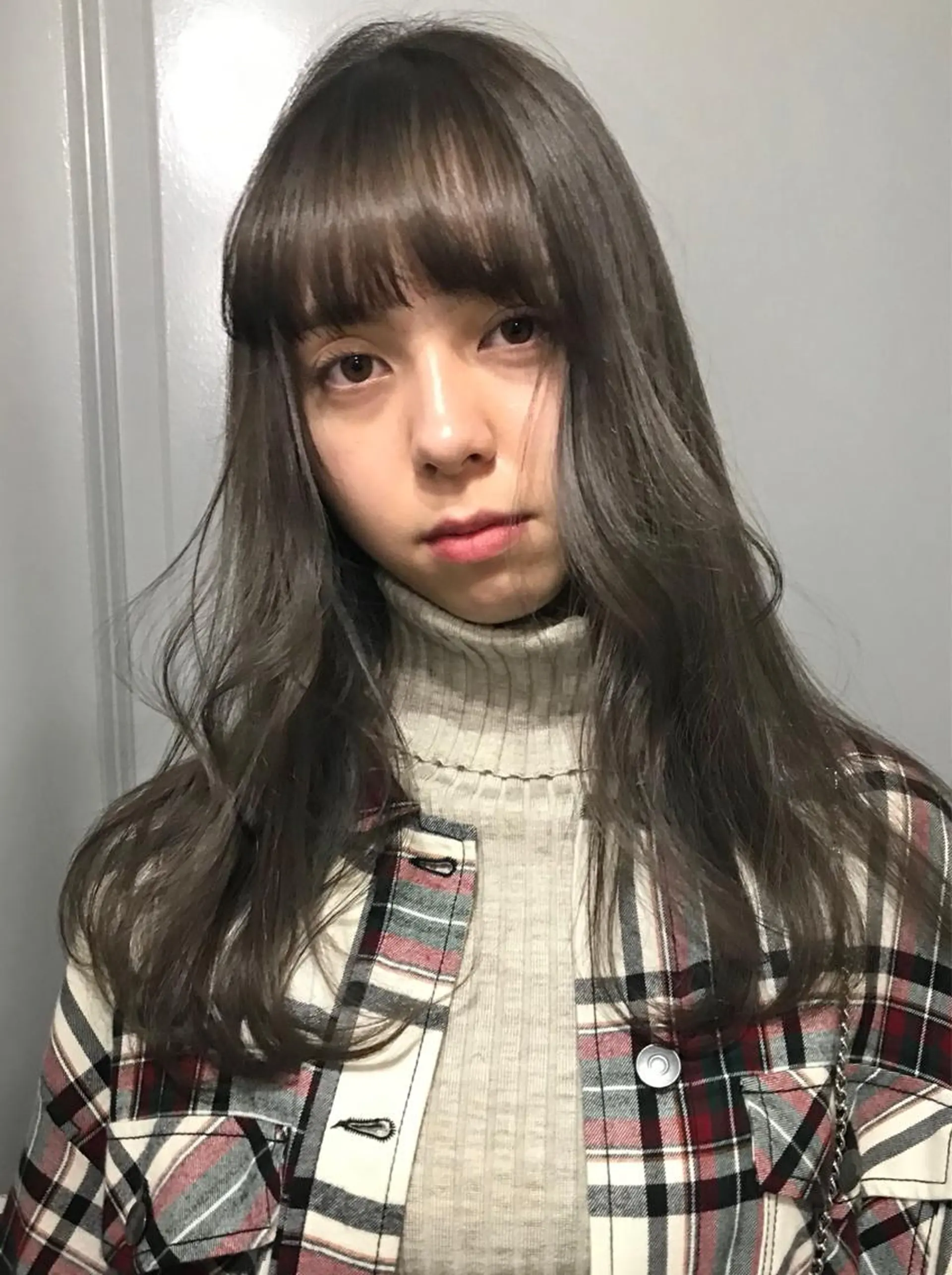 ロング カラー グレージュ Piaコータロー ハイトーン&‪ボブのヘアスタイル