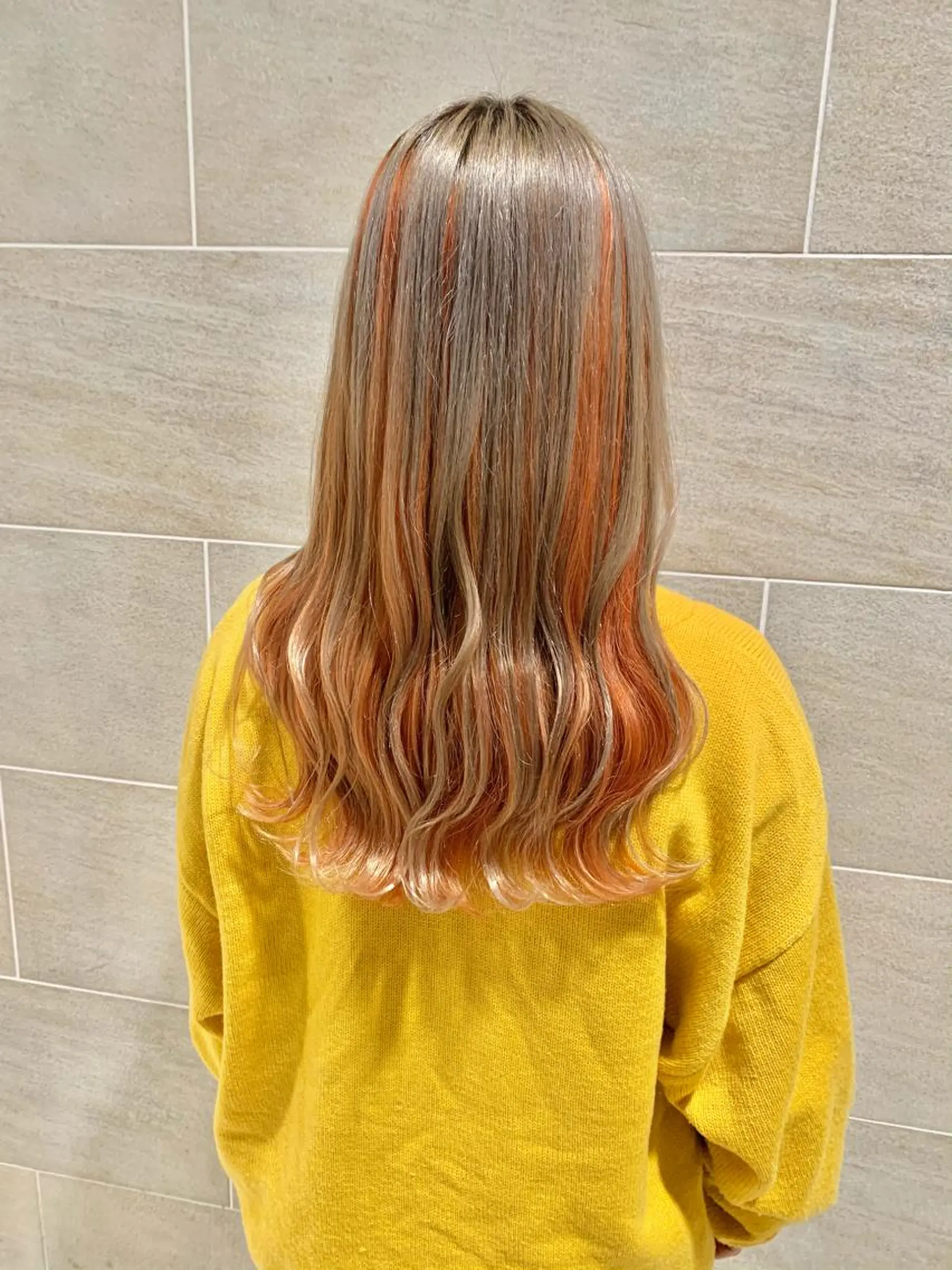 セミロング カラー 髪質改善＊韓国ヘア＊ レイヤー＊IBUKIのヘアスタイル