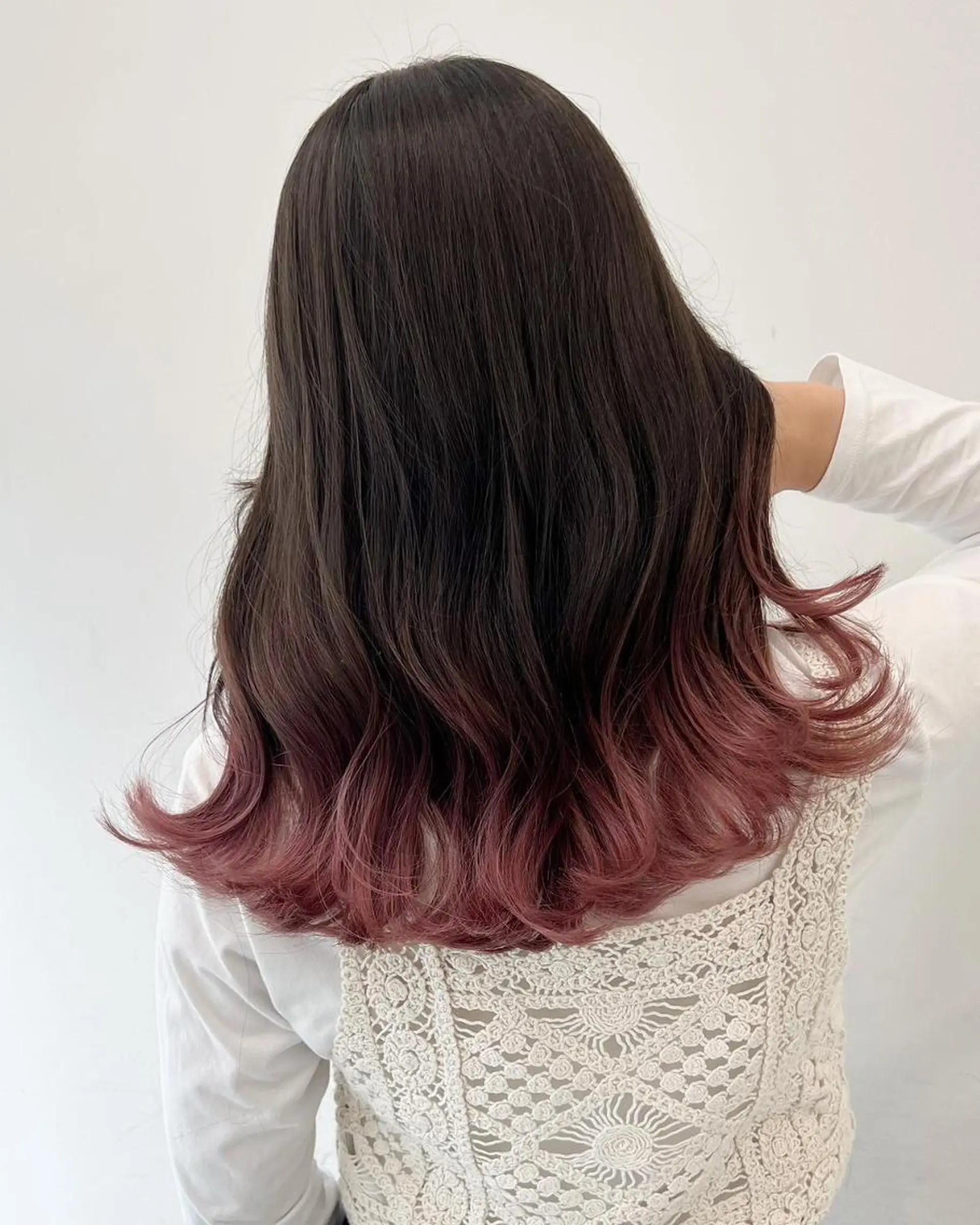 カラー アディクシーカラー バレイヤージュ ブリーチ ダブルカラー グラデーションカラー カット ヘアカラー トリートメント 【公式】amble luxe池袋東口🩷のヘアスタイル