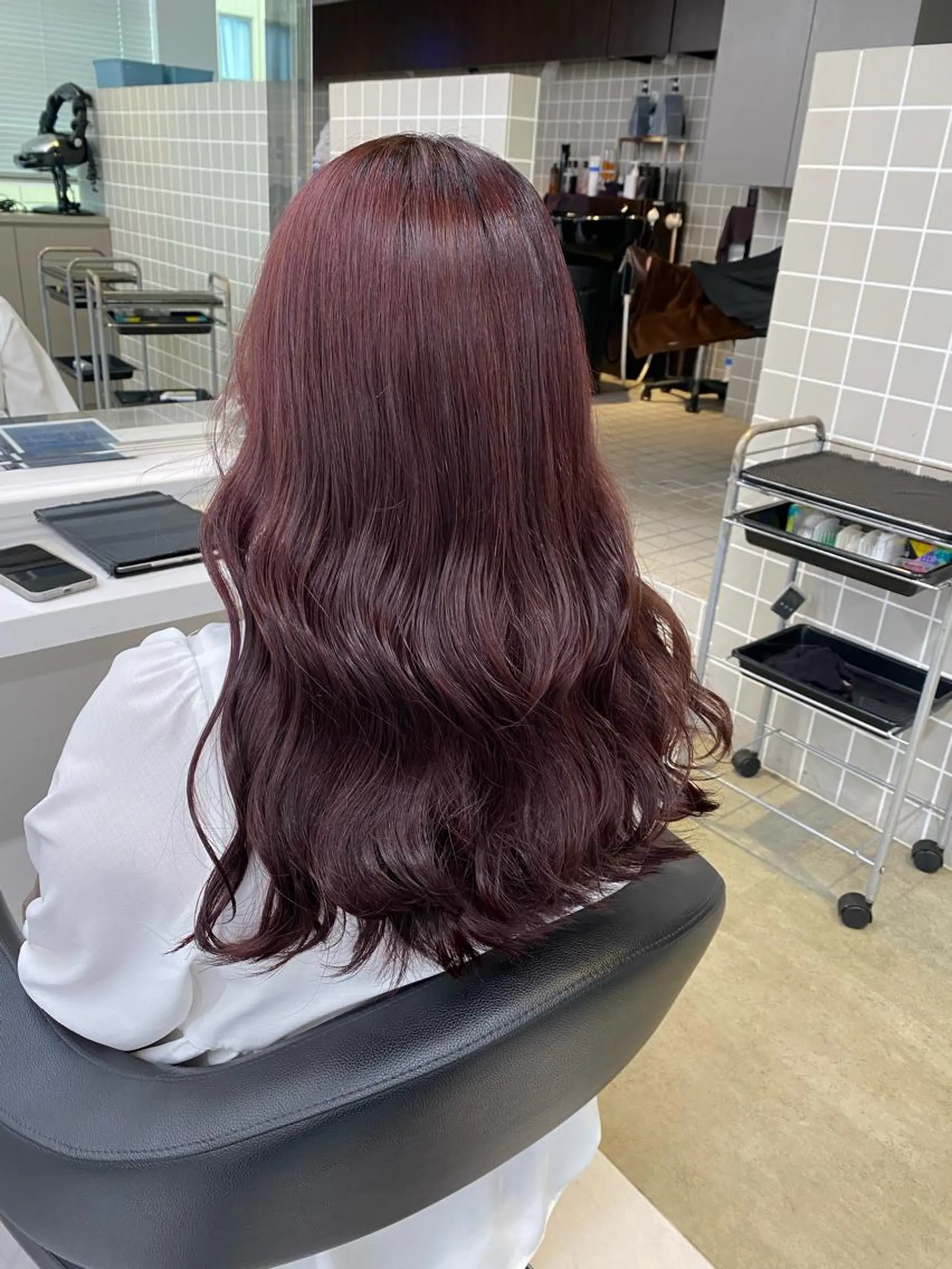 セミロング カラー ヘアアレンジ ヘアカラー トリートメント ヘッドスパ ヘアセット メンズ特化 水口湧太のヘアスタイル