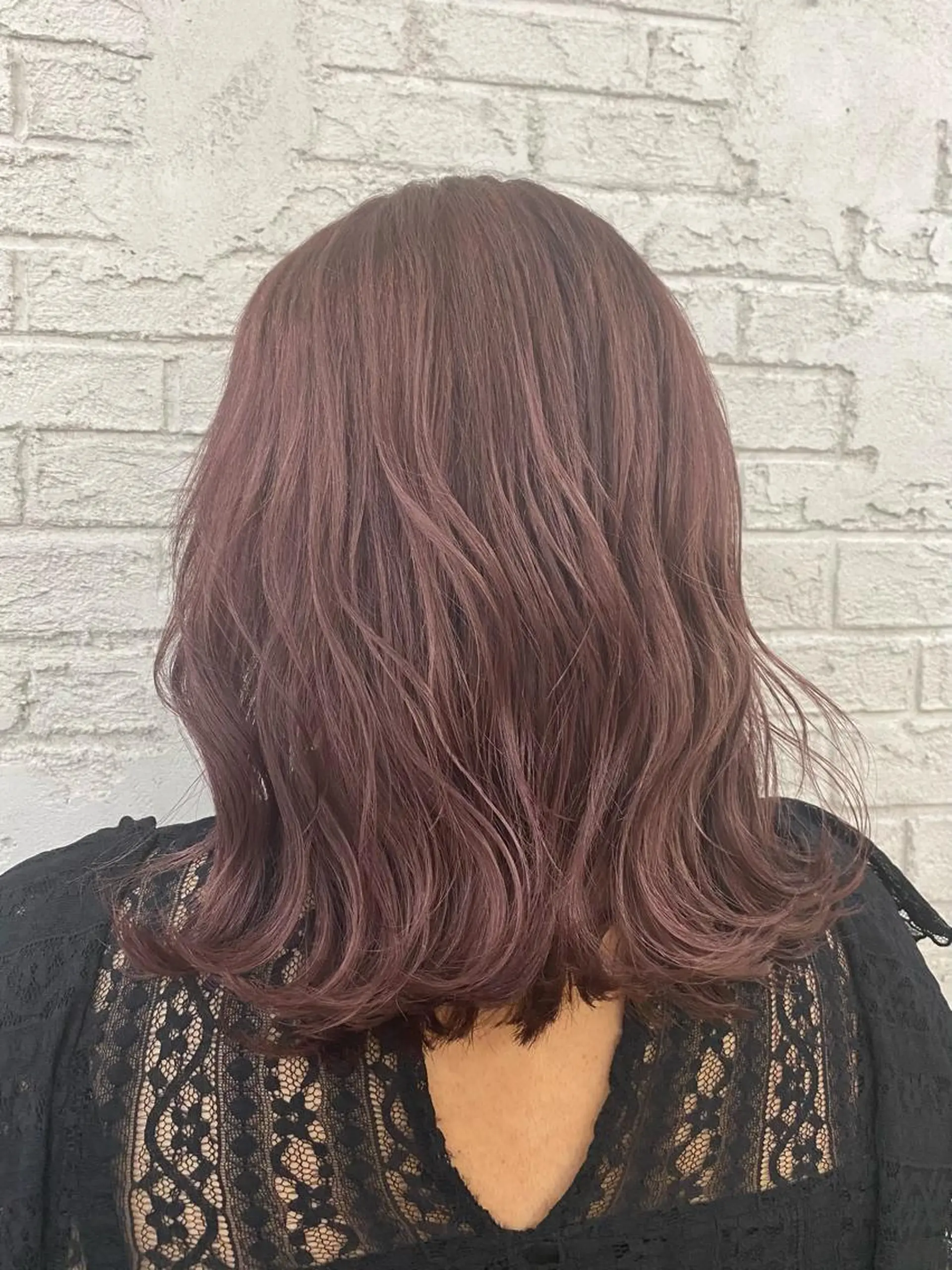 セミロング カラー ウルフカット 🐹朝日🐹のヘアスタイル