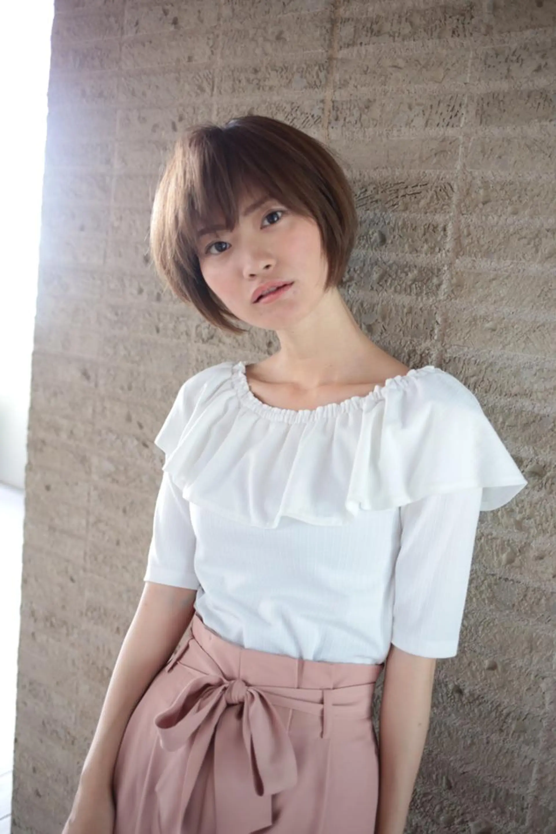 ミディアム 宮内 真乃のヘアスタイル