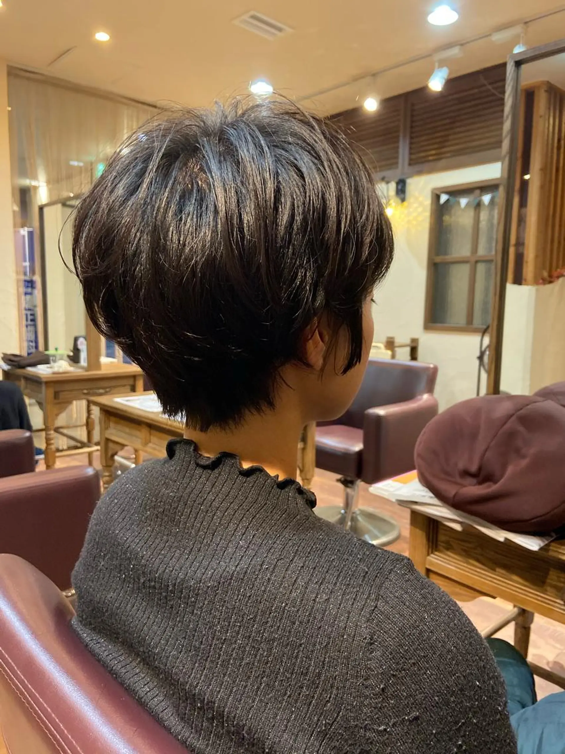 ショート パーマ 鎌田 祥江のヘアスタイル