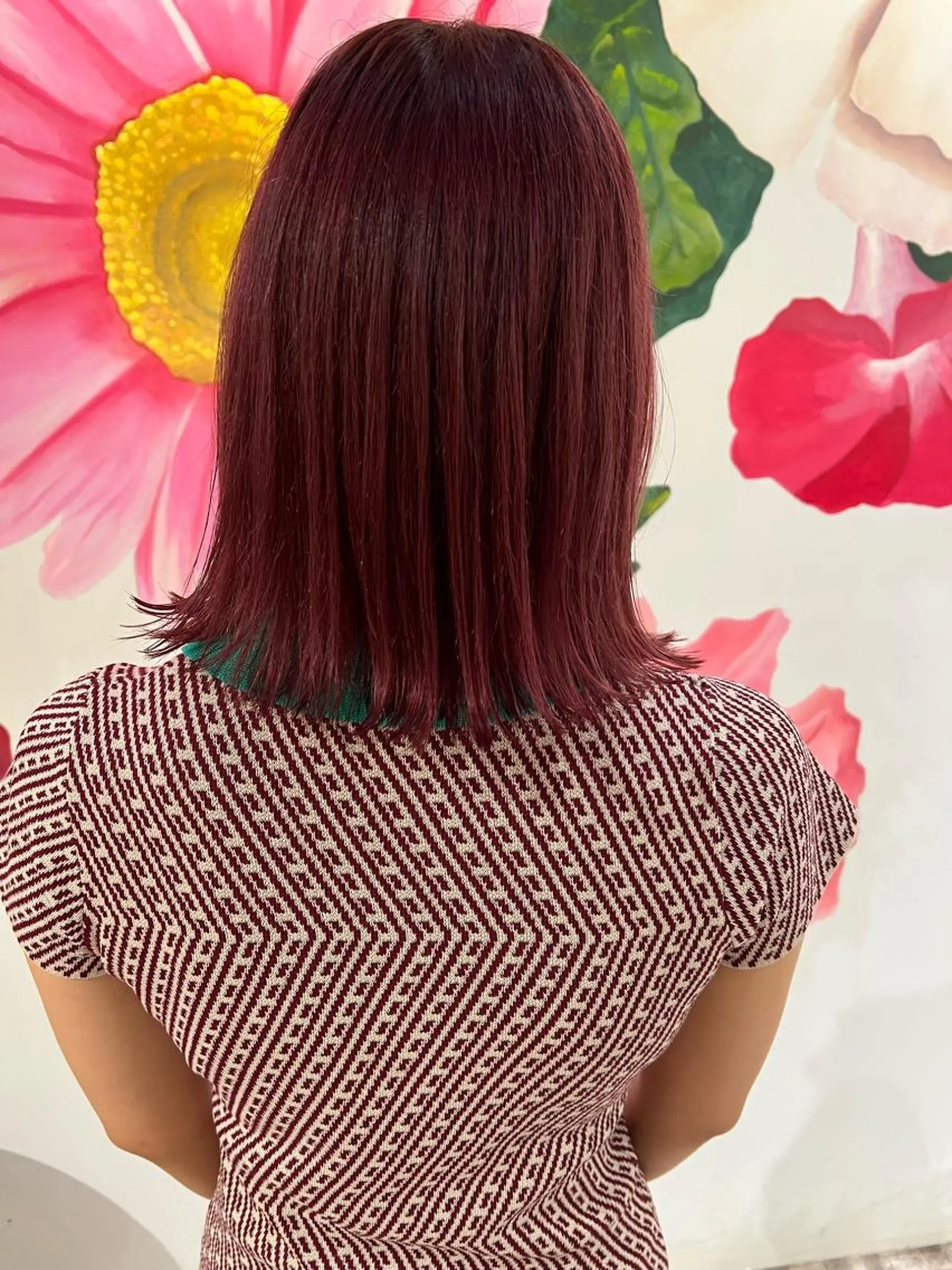 ミディアム カラー カット ヘアカラー トリートメント 美容室tanacocolo所属・草野 ゆずきのヘアスタイル