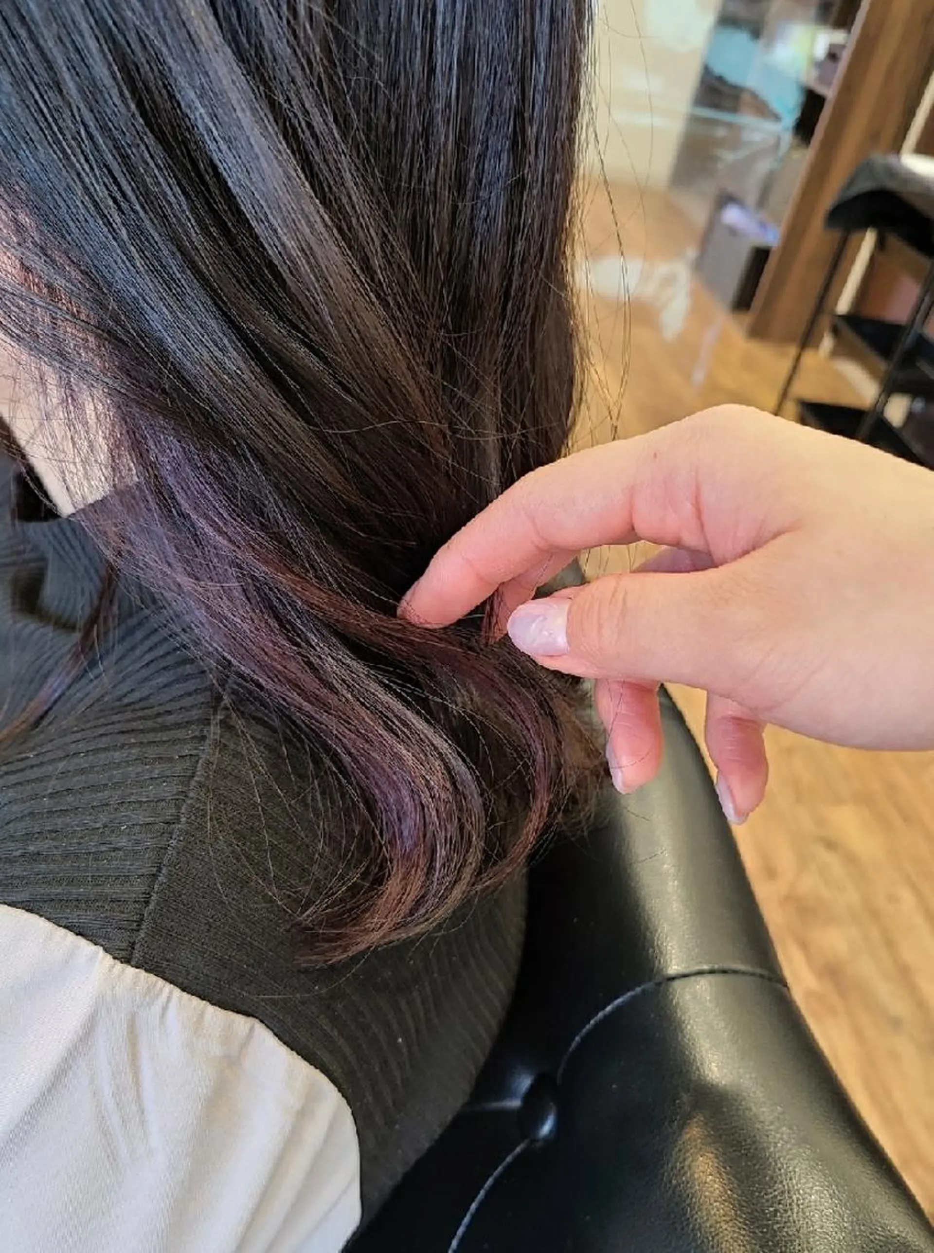 ミディアム ヘアカラー トリートメント 関口 友菜のヘアスタイル