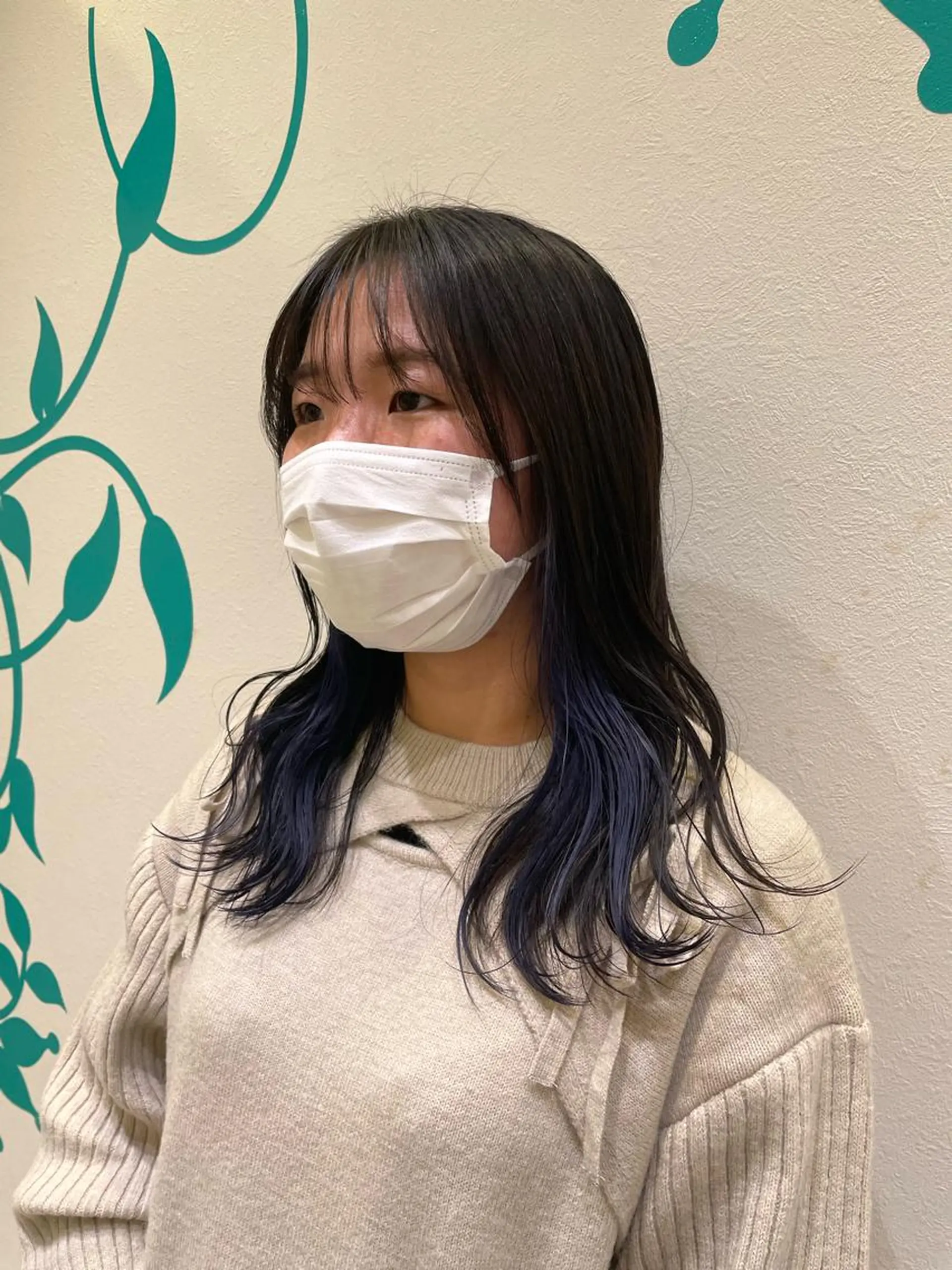 ロング カラー インナーカラー 木村 架音のヘアスタイル