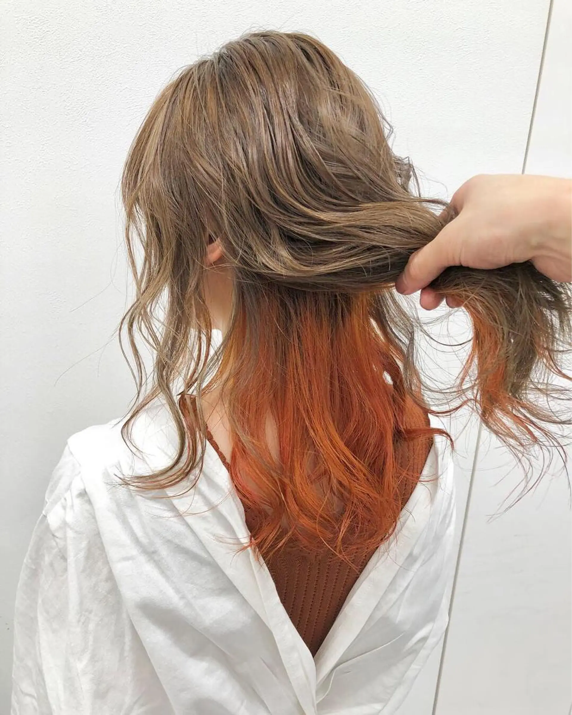 セミロング カラー メンズ特化 パーマ/オザワのヘアスタイル