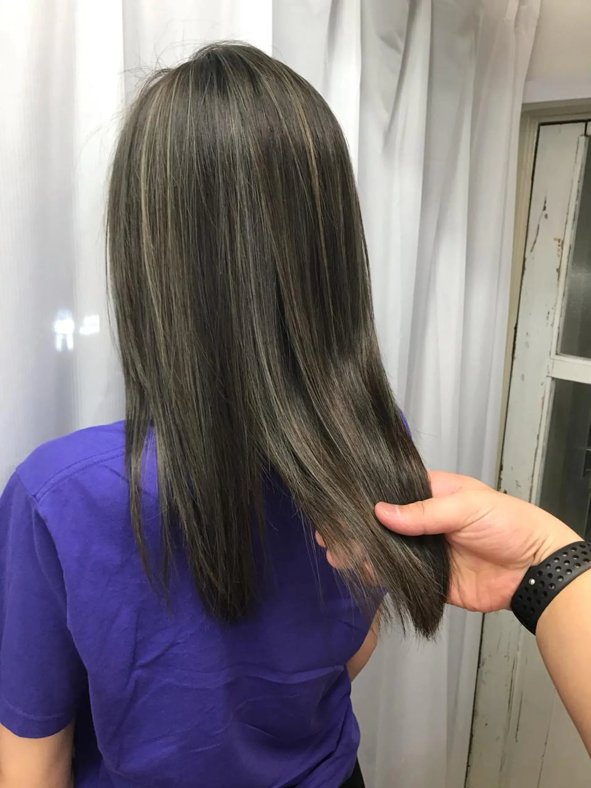 セミロング カラー トリートメント カット ヘアカラー 縮毛矯正 トリートメント ていねい技術No.1 🌈諏訪 健太のヘアスタイル