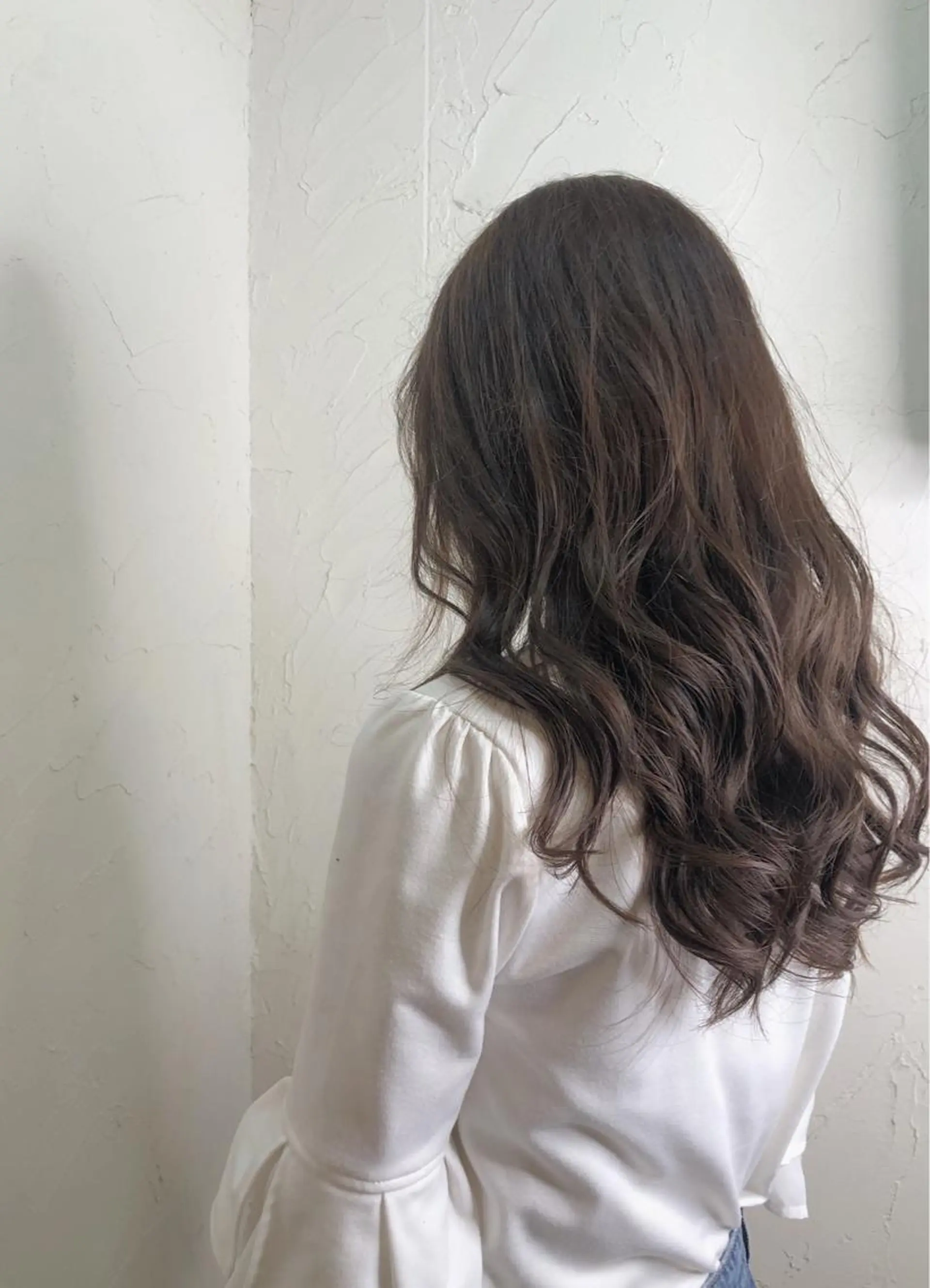 ロング カラー ヘアアレンジ ブラウンカラー 久力琴音''透明感 カラー''アレンジのヘアスタイル
