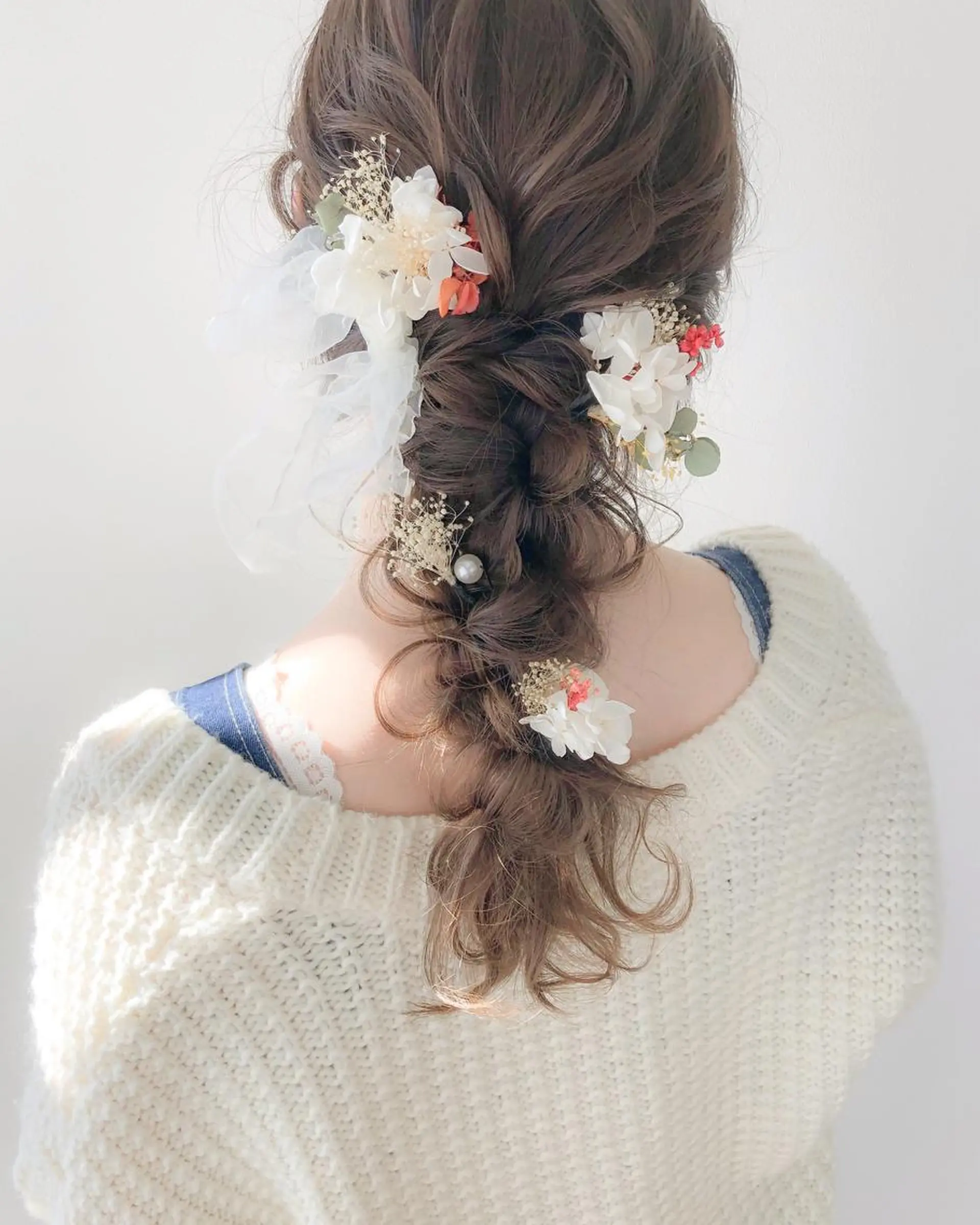 ロング カラー ヘアアレンジ 成人式 autre所属・大久保 ひでなりのヘアスタイル