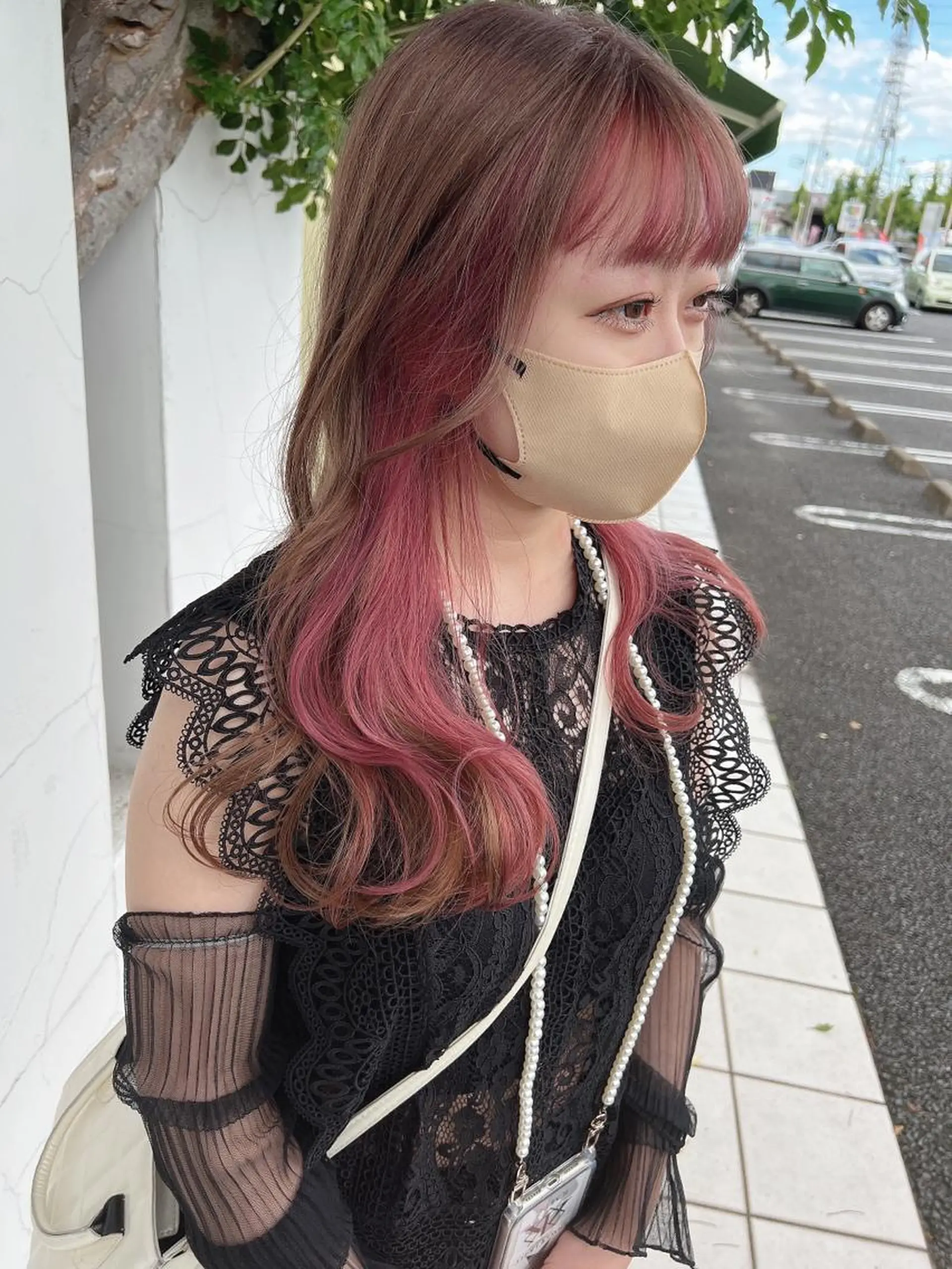 セミロング ヘアカラー トリートメント 具志 正太のヘアスタイル