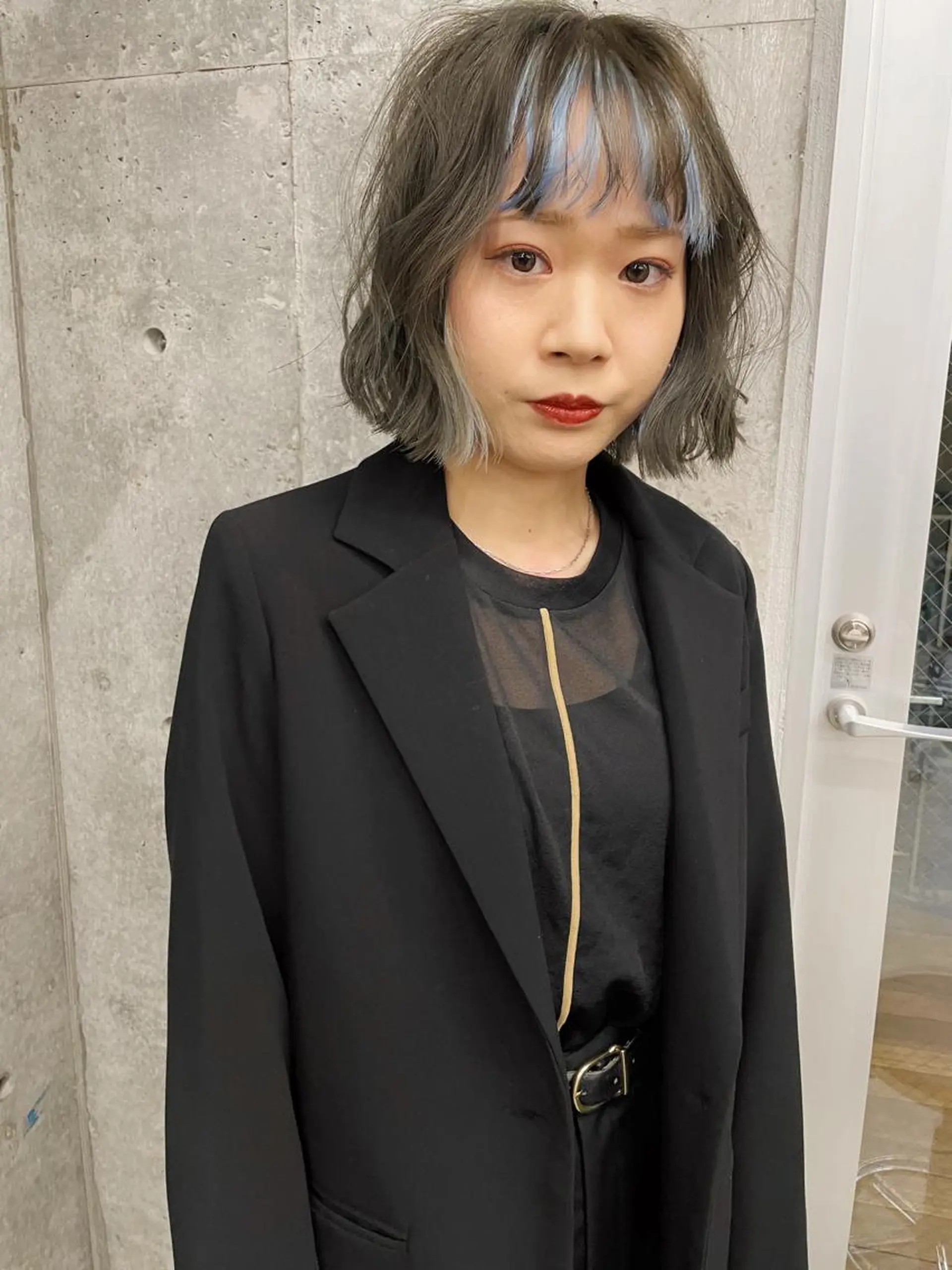ショート カラー カット ヘアカラー トリートメント センスをお届けします 大谷将生INFPのヘアスタイル
