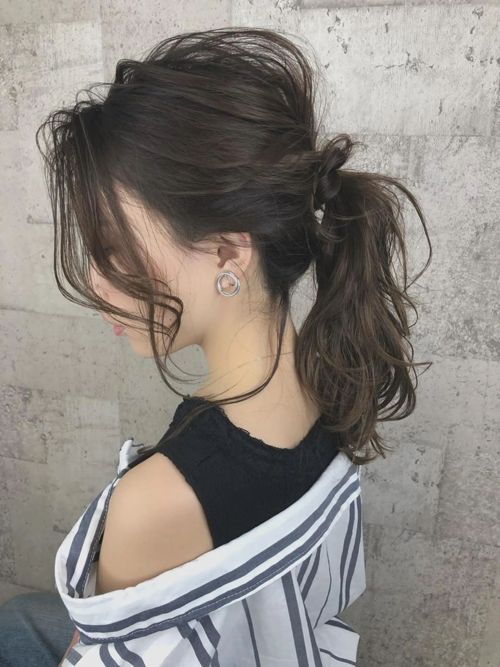 ロング カラー ヘアアレンジ ルービック 奈良のヘアスタイル