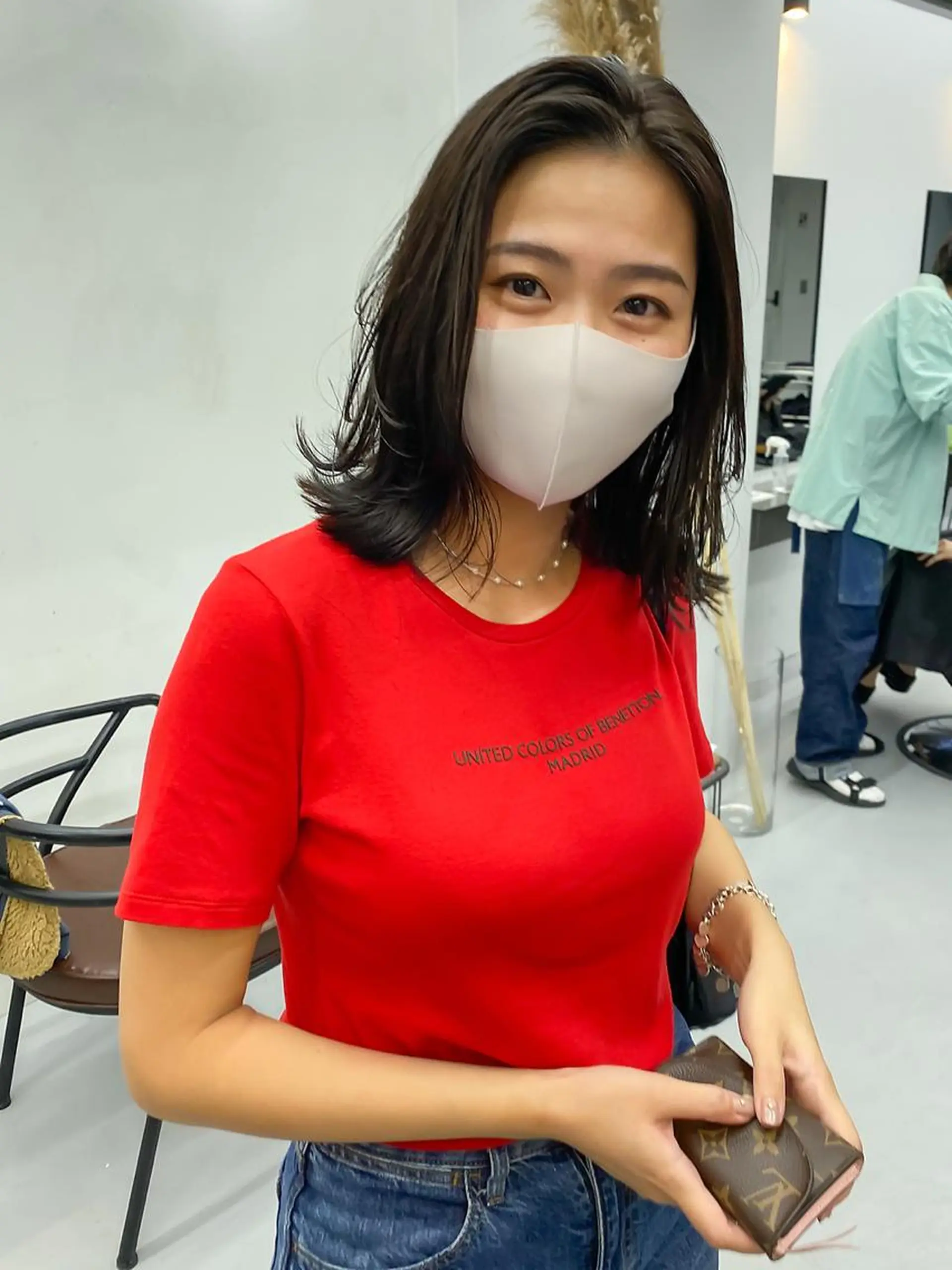 カラー スパイキーショート パーマ　具志堅　太志のヘアスタイル