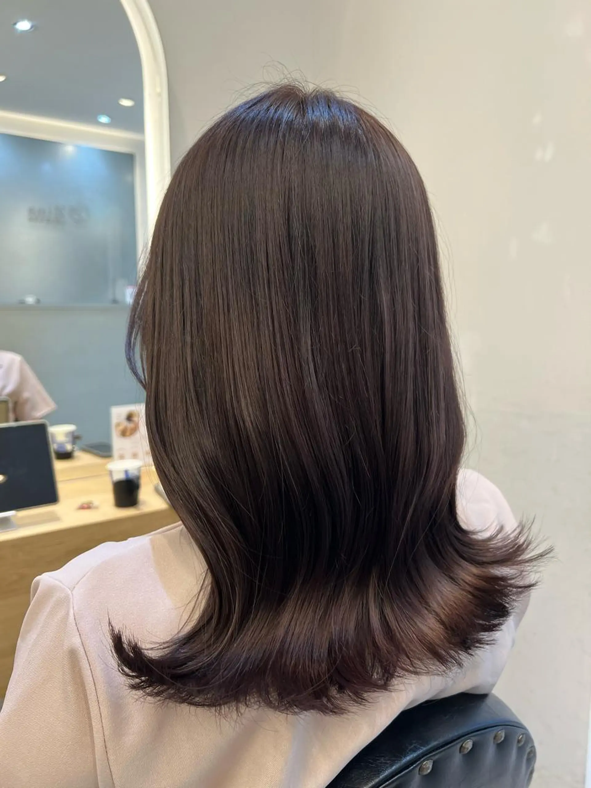 ミディアム カット ヘアカラー トリートメント ♡可愛い艶髪特化♡ 艶髪先生のヘアスタイル