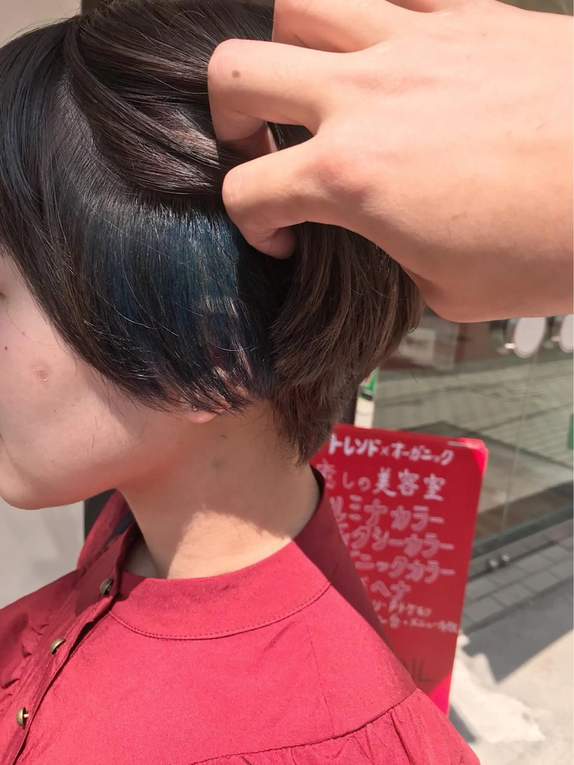 ショート カラー ブルーカラー 🫟Blanco🫟 Color&Careのヘアスタイル