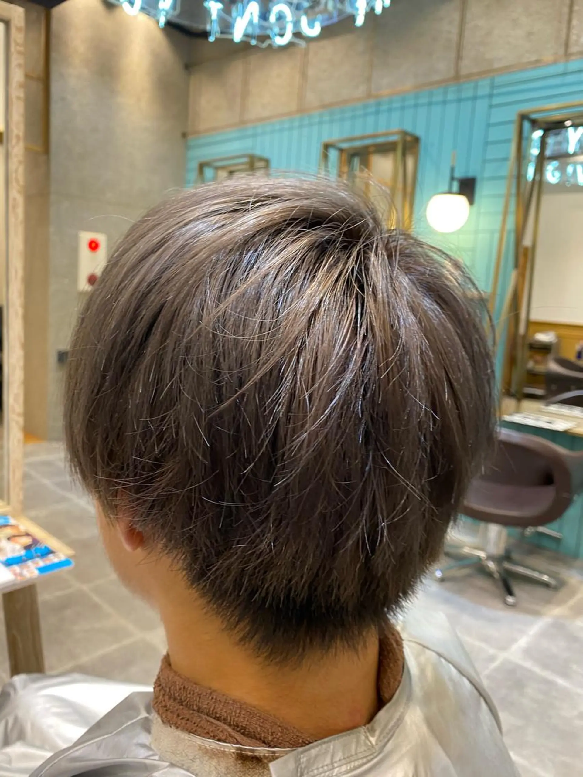 ショート カラー パーマ ヘアアレンジ メンズ 🍀髪質改善 ケアカラーrootsのヘアスタイル