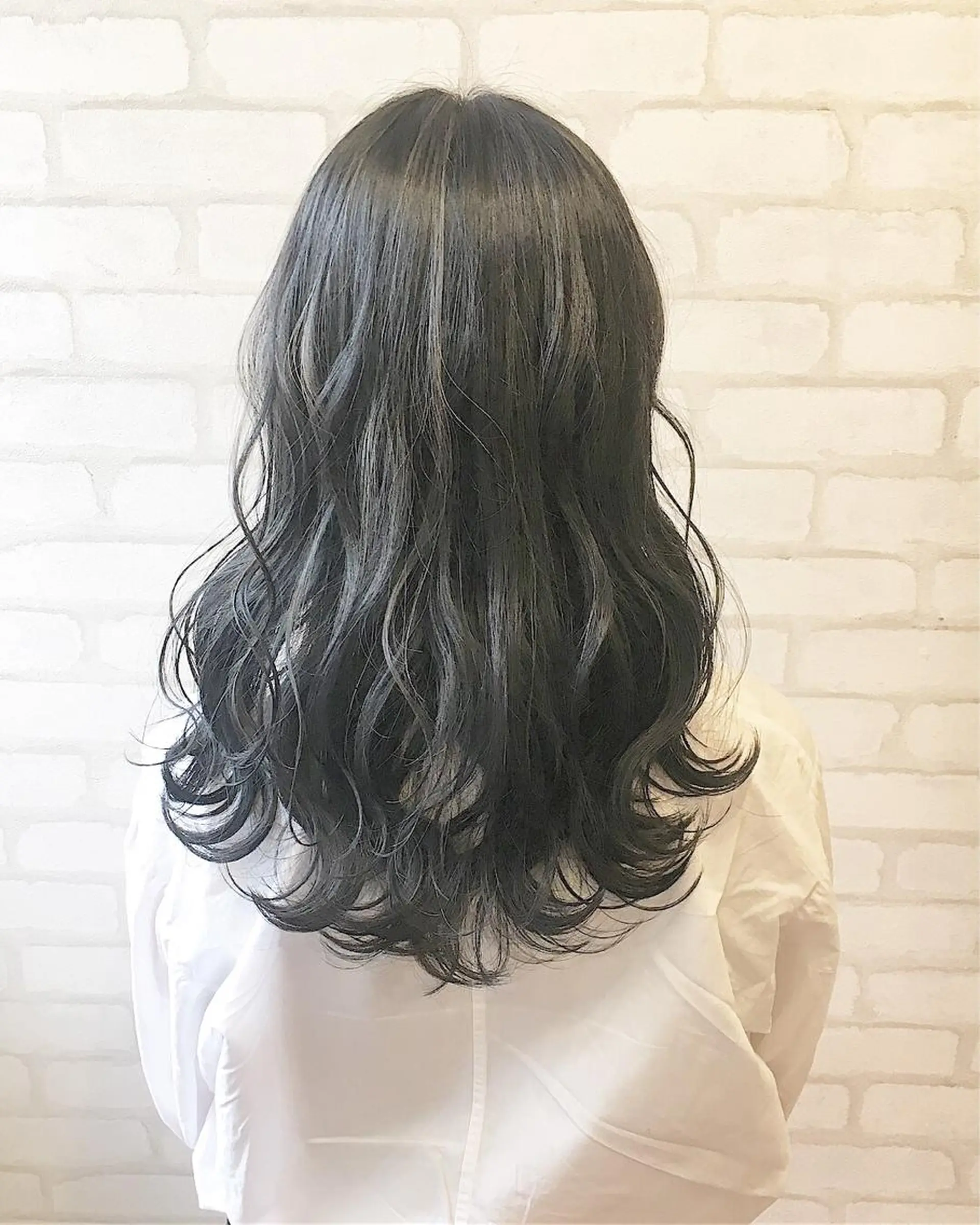 ロング カラー ヘアアレンジ グレージュ ✨艶髪✨透明感✨ 山内大樹のヘアスタイル