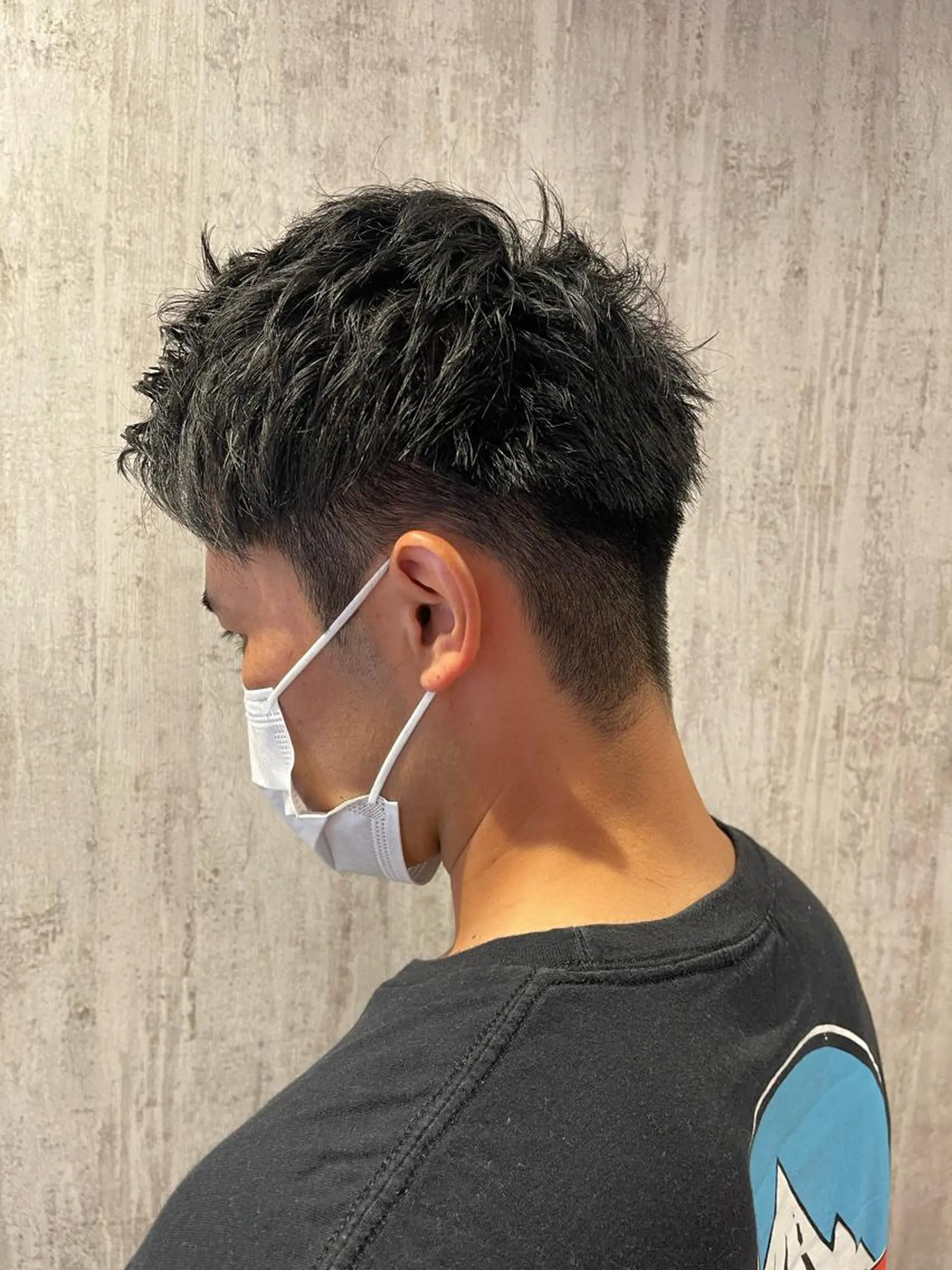 ショート メンズ ツーブロック ショートヘア カット 川崎 龍馬のヘアスタイル