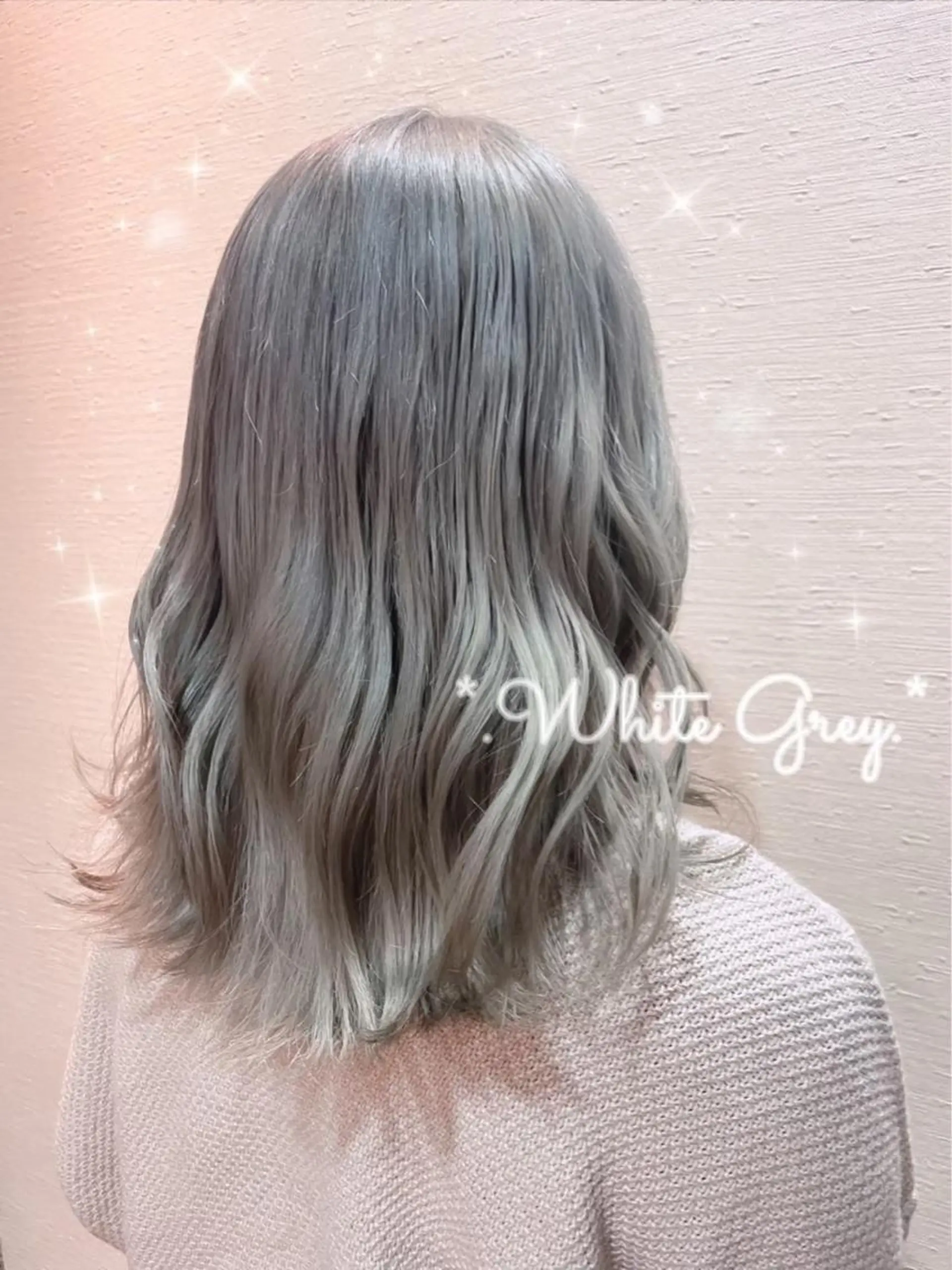 セミロング カラー ブリーチ 💐レイヤー/透明感 カラー💐智口彩香のヘアスタイル