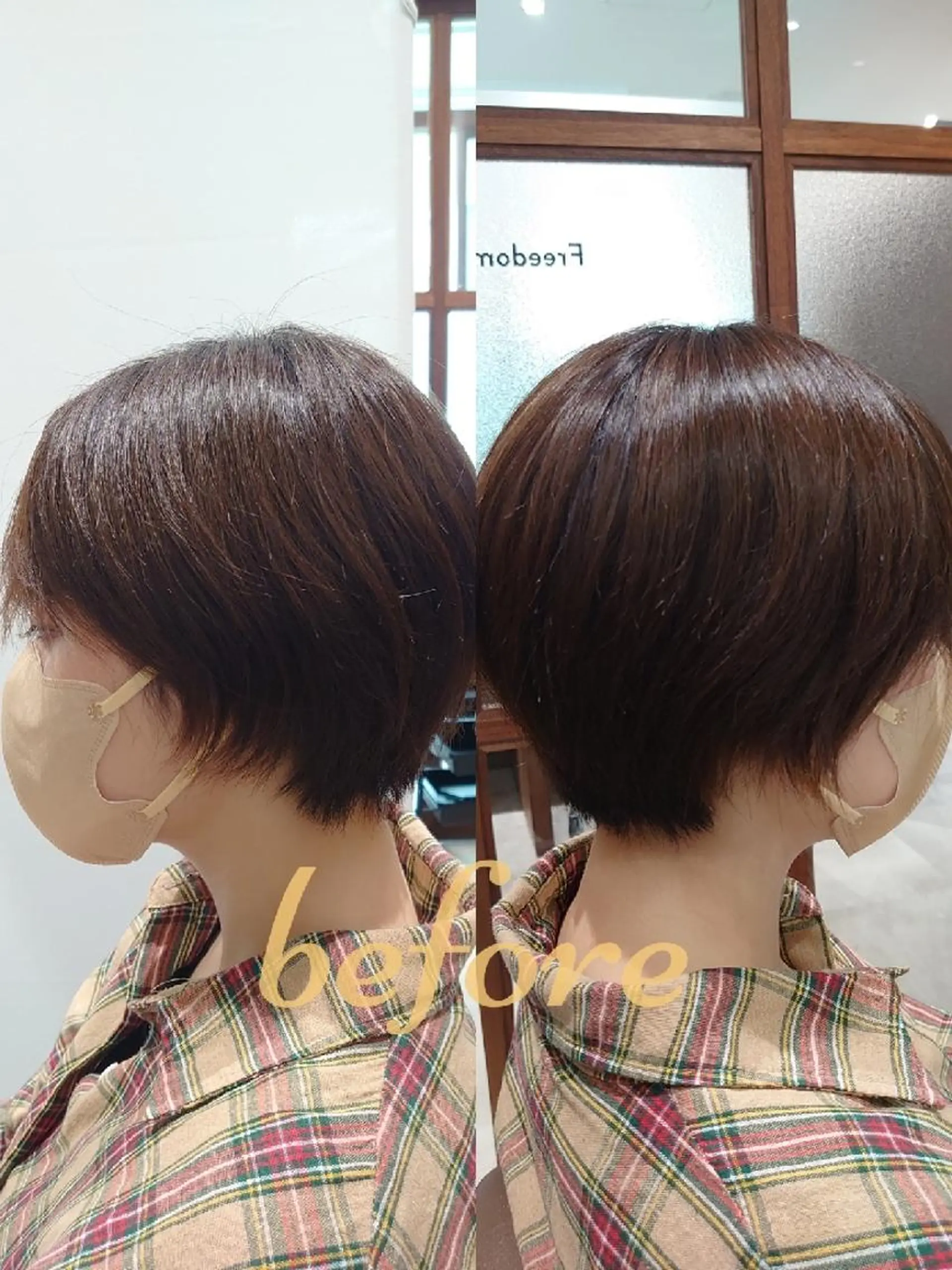 ショート カラー グレージュ ショートヘア GO TODAY SHAiRE SALON キラリトギンザ店所属・🐱higajo🐱 比嘉門(ヒガジョウ)のヘアスタイル