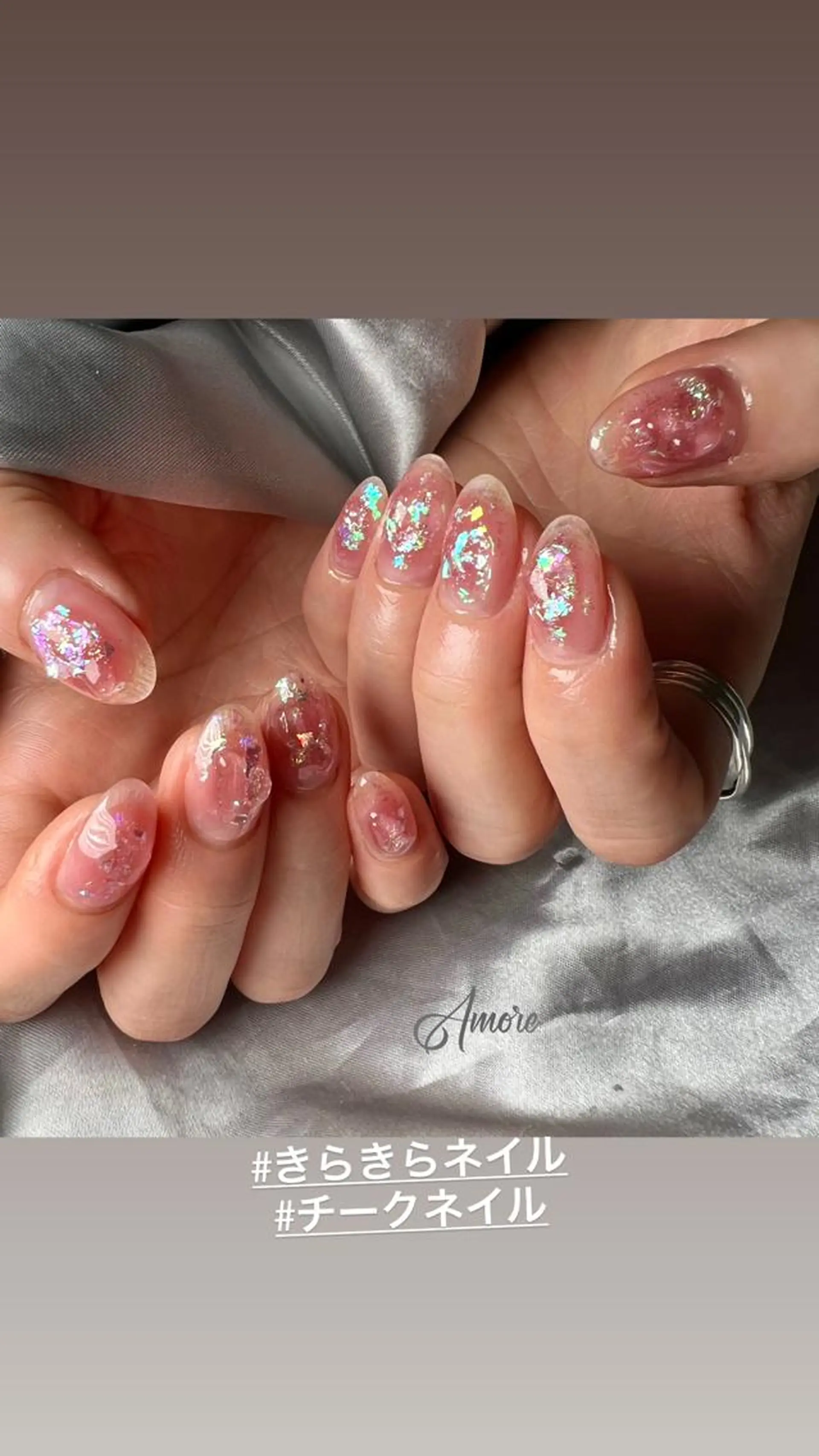 ネイル ジェルネイル 韓国ネイル パラジェル 夏ネイル You kyehwaのネイルデザイン