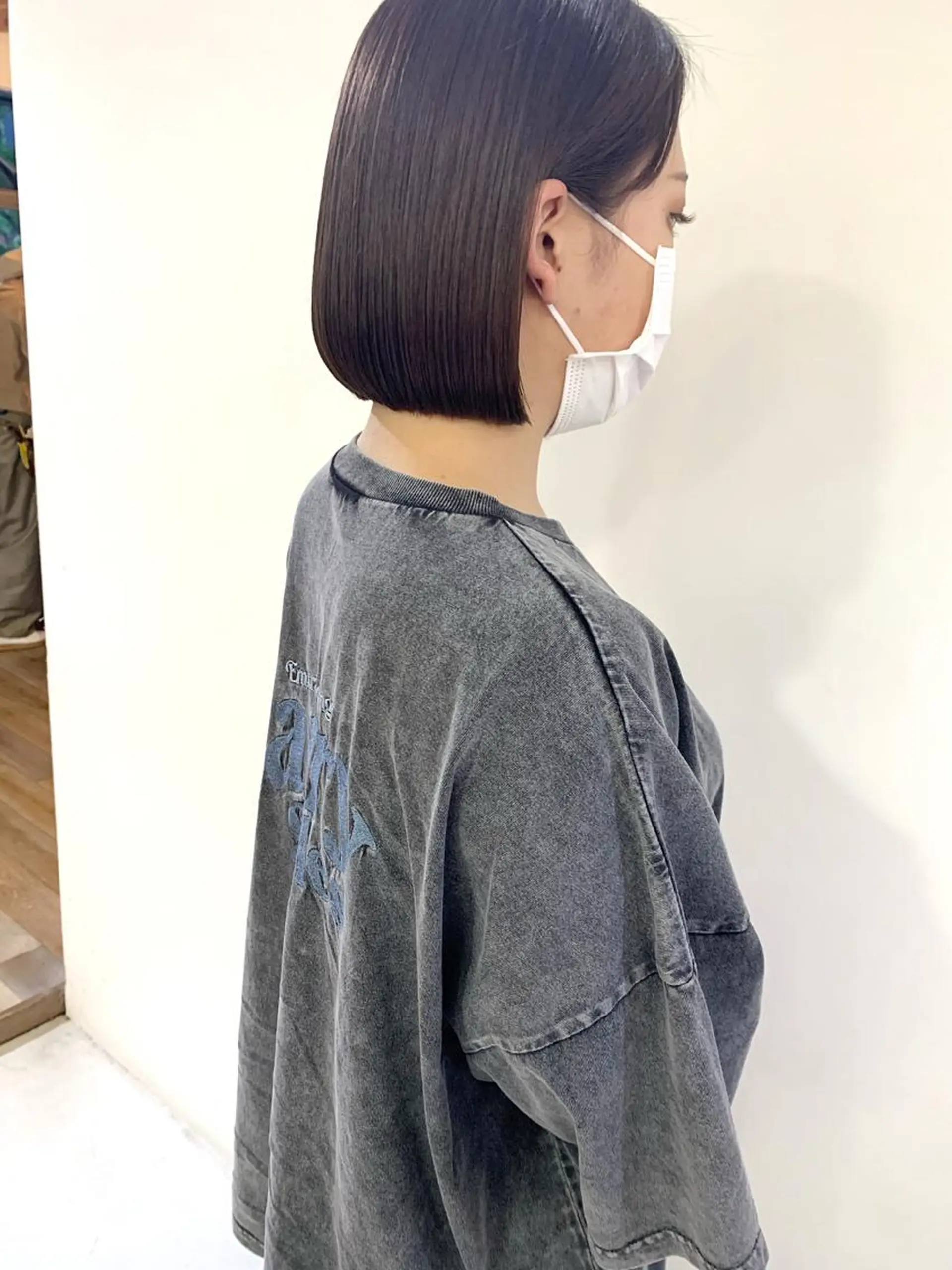 ショート カラー ボブ カット ヘアカラー トリートメント ボブ/大人ヘア k-two濱田のヘアスタイル