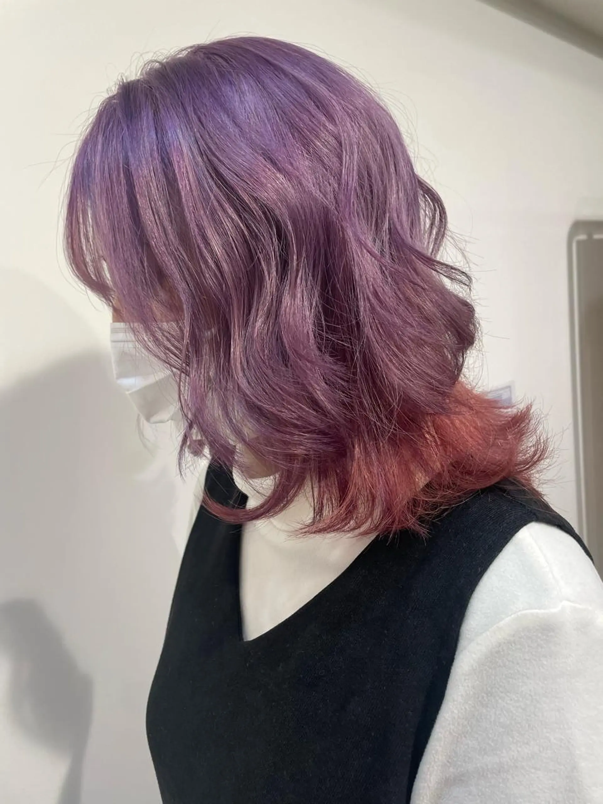 ミディアム カラー ピンクカラー パープルカラー ヘアカラー トリートメント faith hair bisq所属・平澤 萌香のその他イメージ